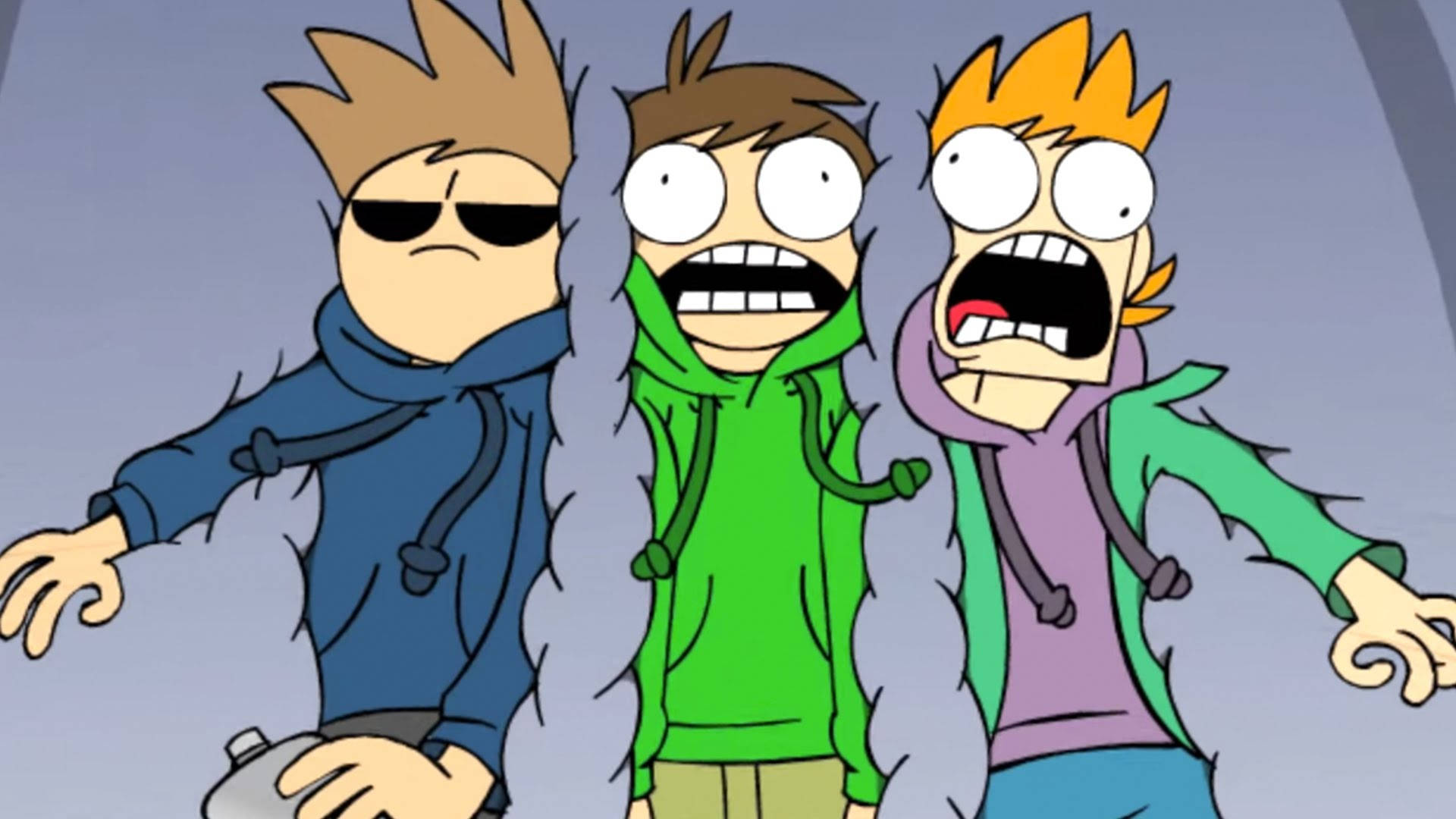 Eddsworld Protagonists Shrinks On Couch Background