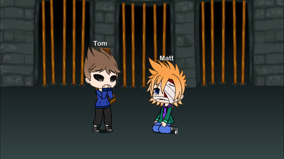 Eddsworld Tom And Mat In Prison Background