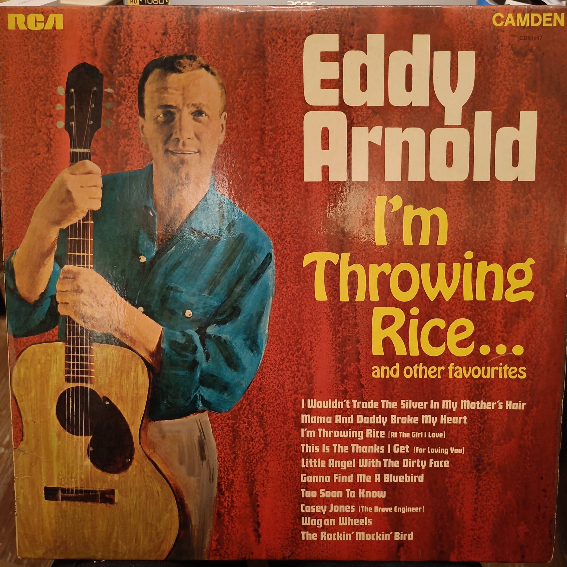 Eddy Arnold I'm Throwing Rice Vinyl Cover