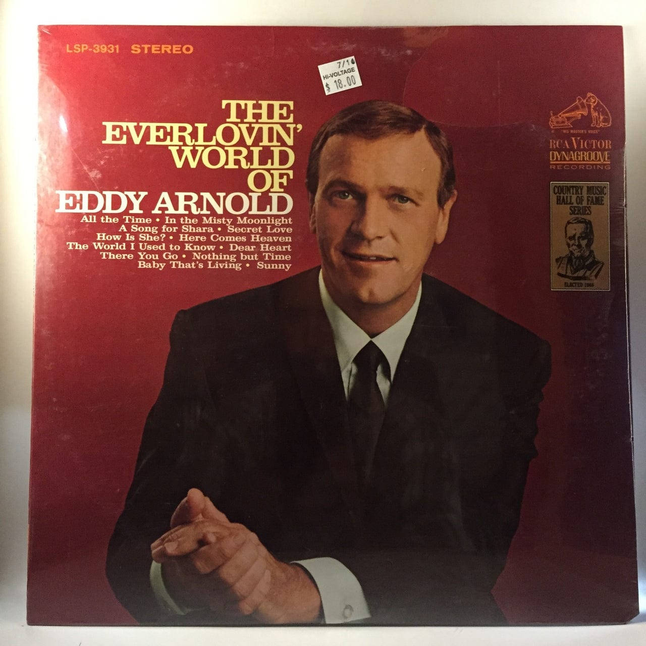 Eddy Arnold's 'the Everlovin' World Of Eddy Arnold' Vinyl Cover Background