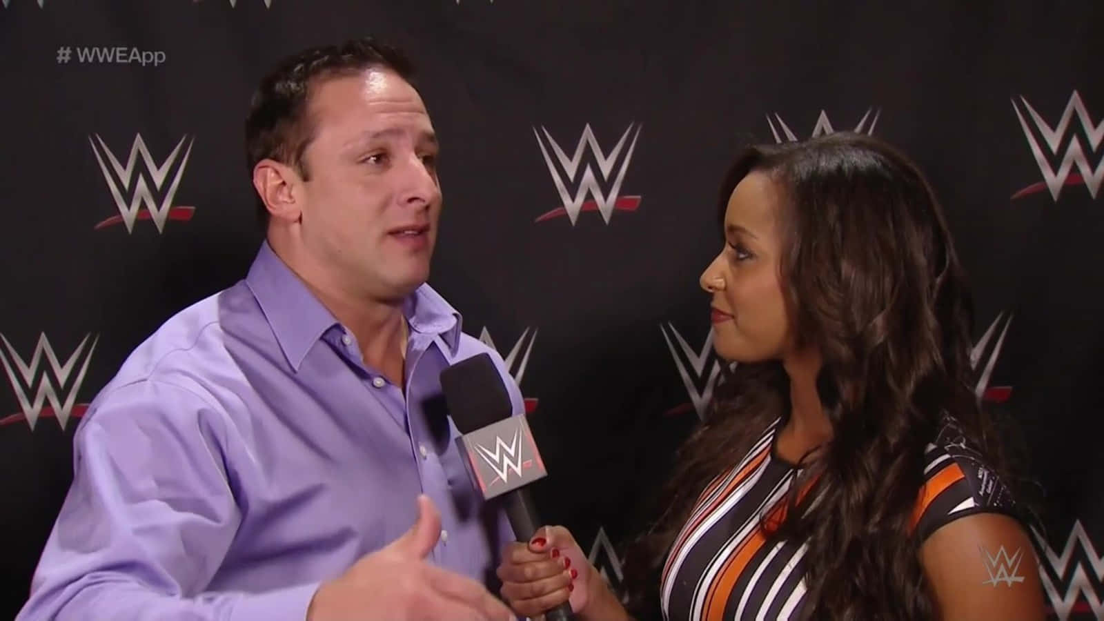 Eden Interviewing Wrestler Billy Kidman Background