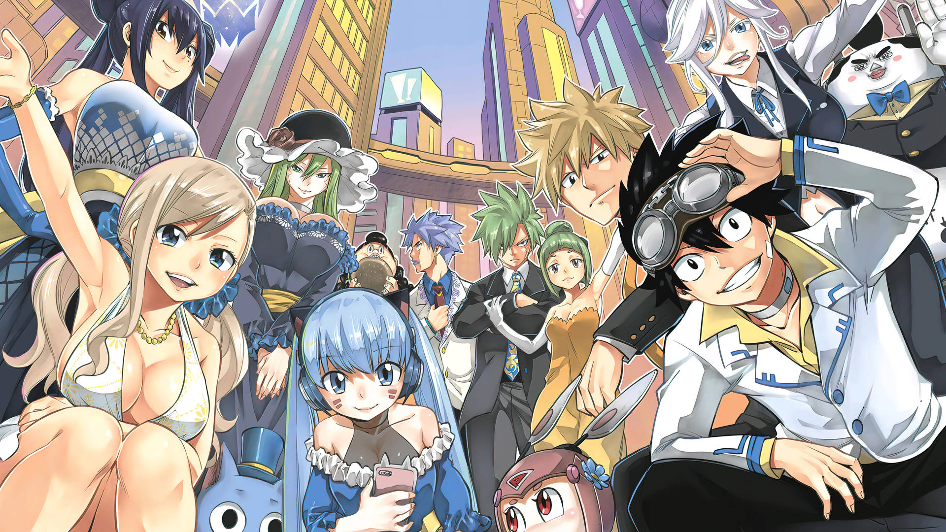 Edens Zero Anime Characters Background