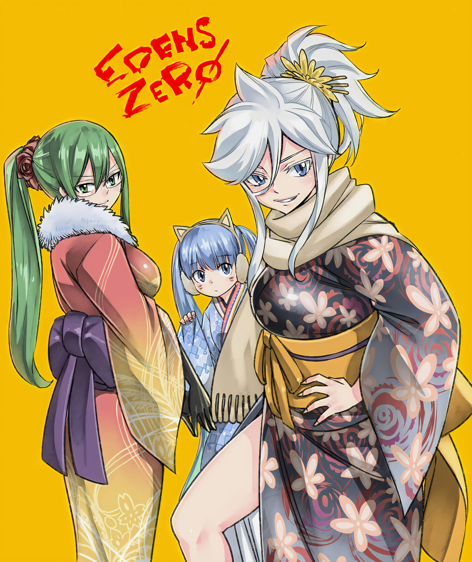 Edens Zero Anime Girls Background