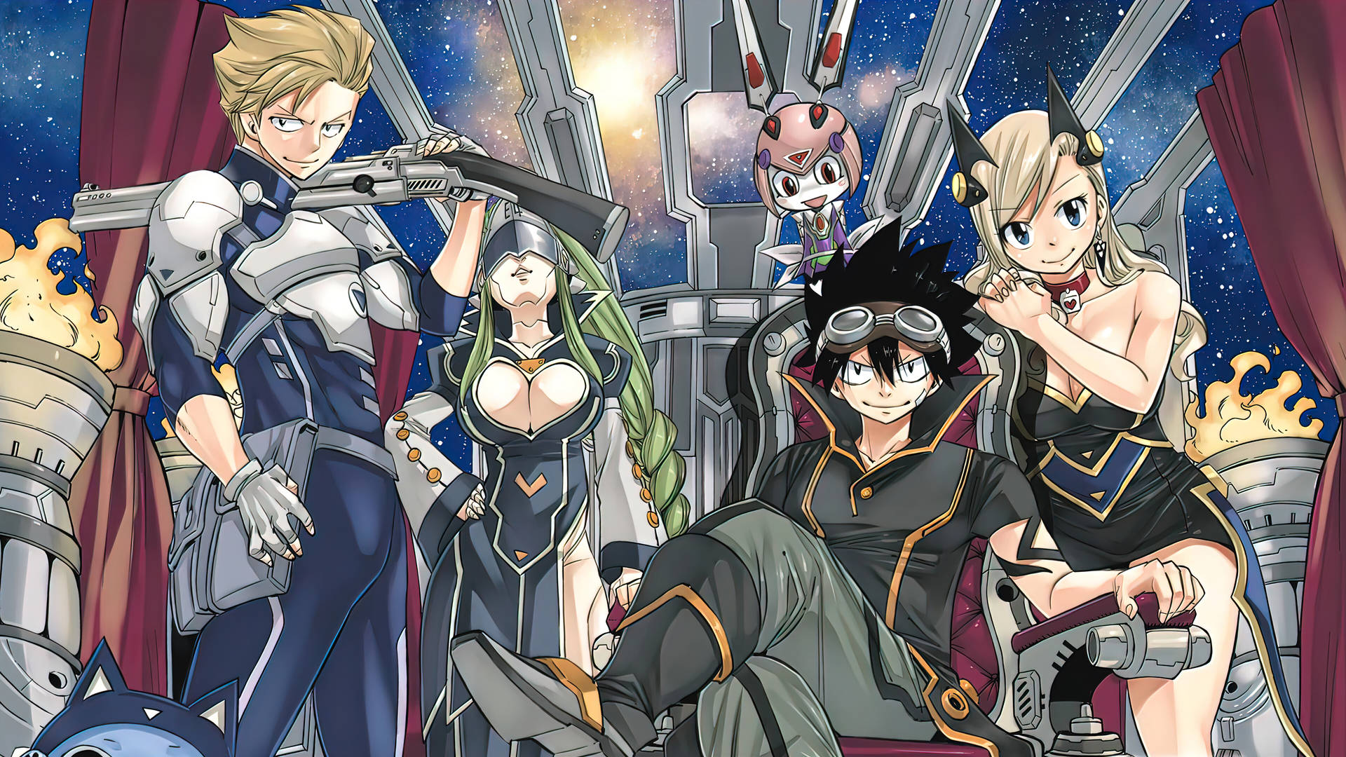 Edens Zero Warship Crew Background