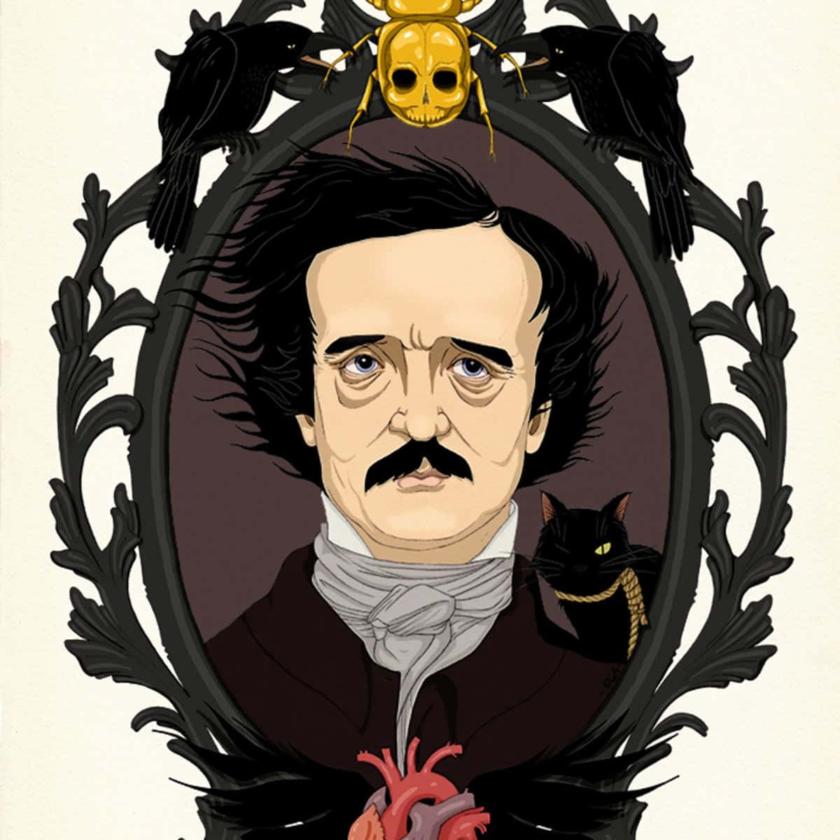 Edgar Allan Poe Gothic Icons