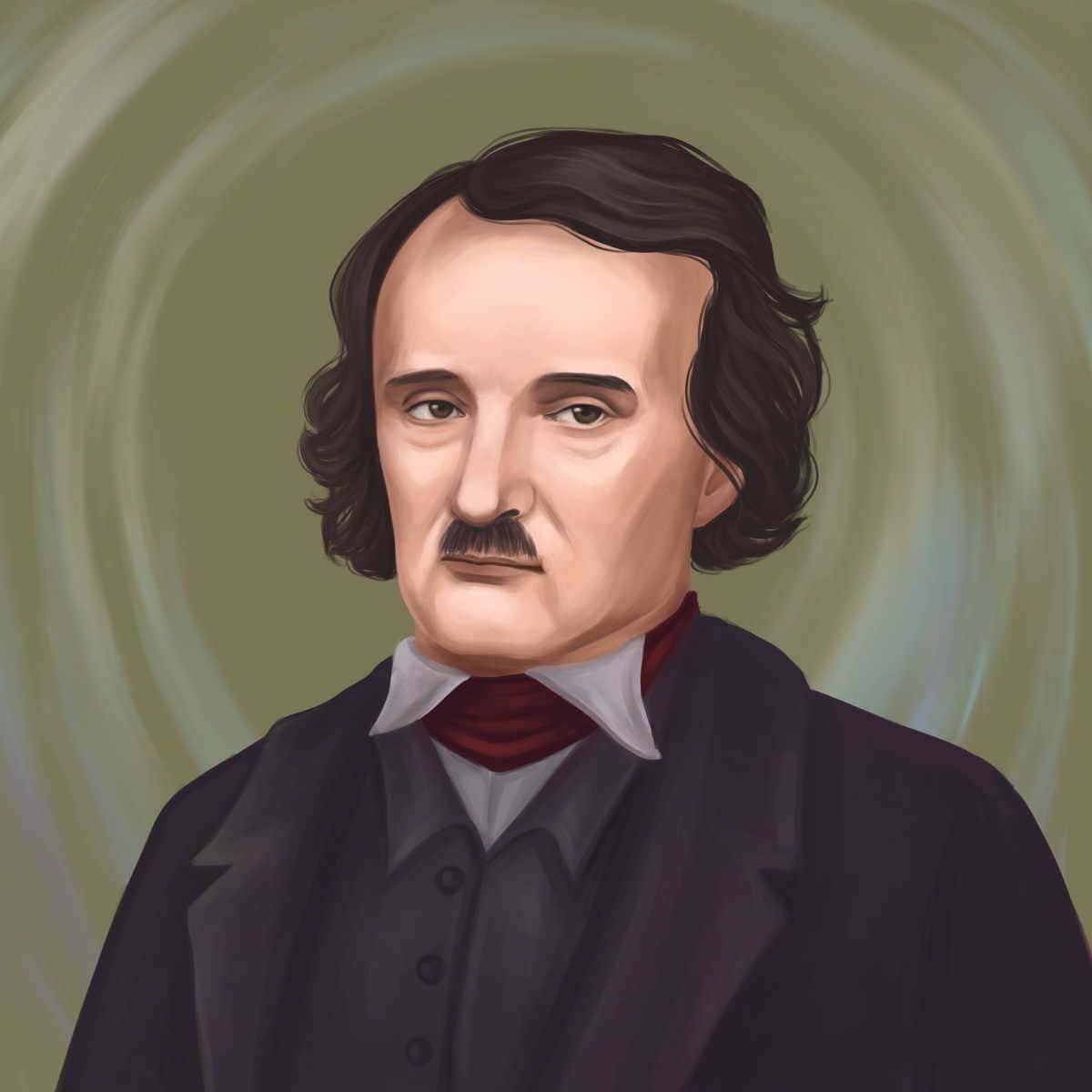 Edgar Allan Poe Illustration Background