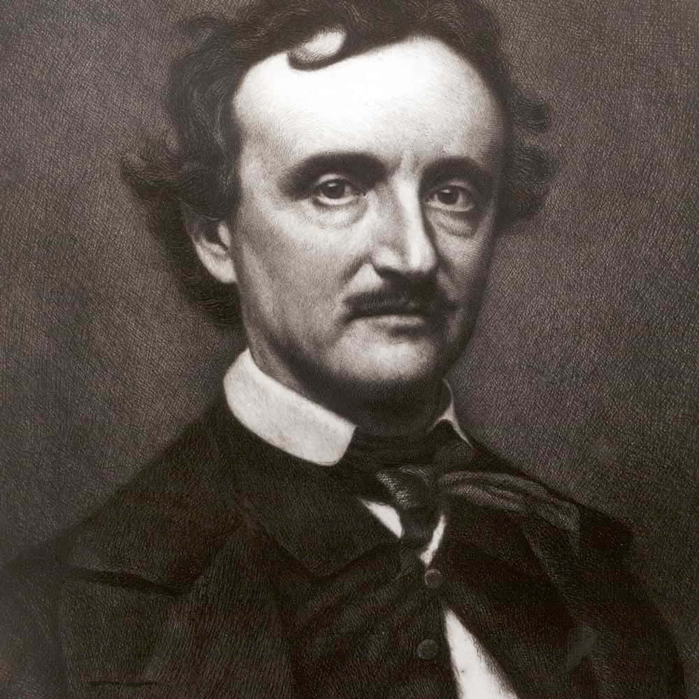 Edgar Allan Poe Portrait Background