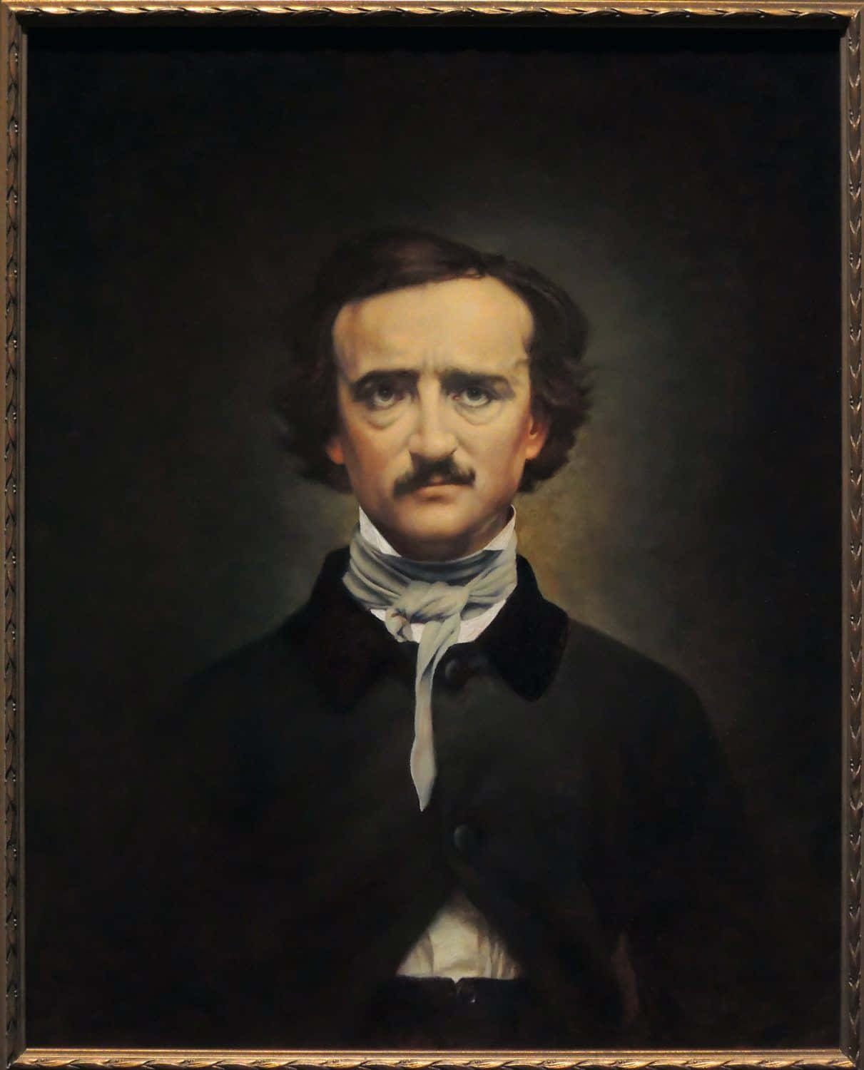 Edgar Allan Poe Portrait Background