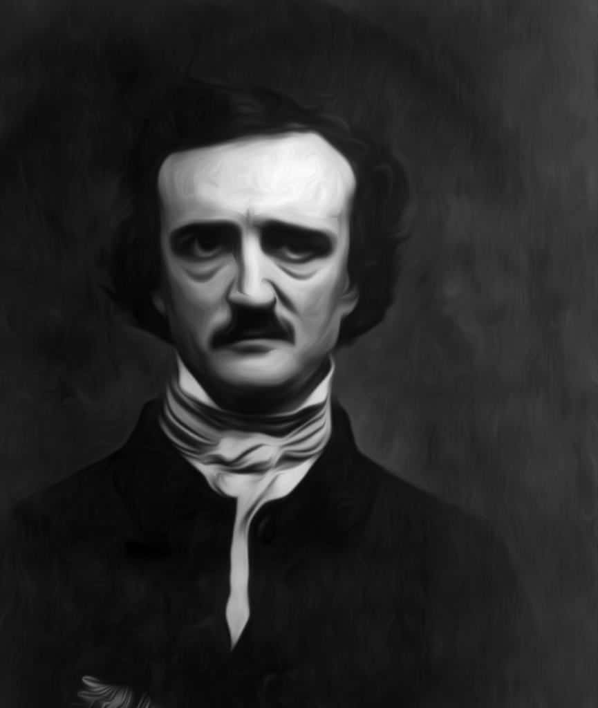 Edgar Allan Poe Portrait Background