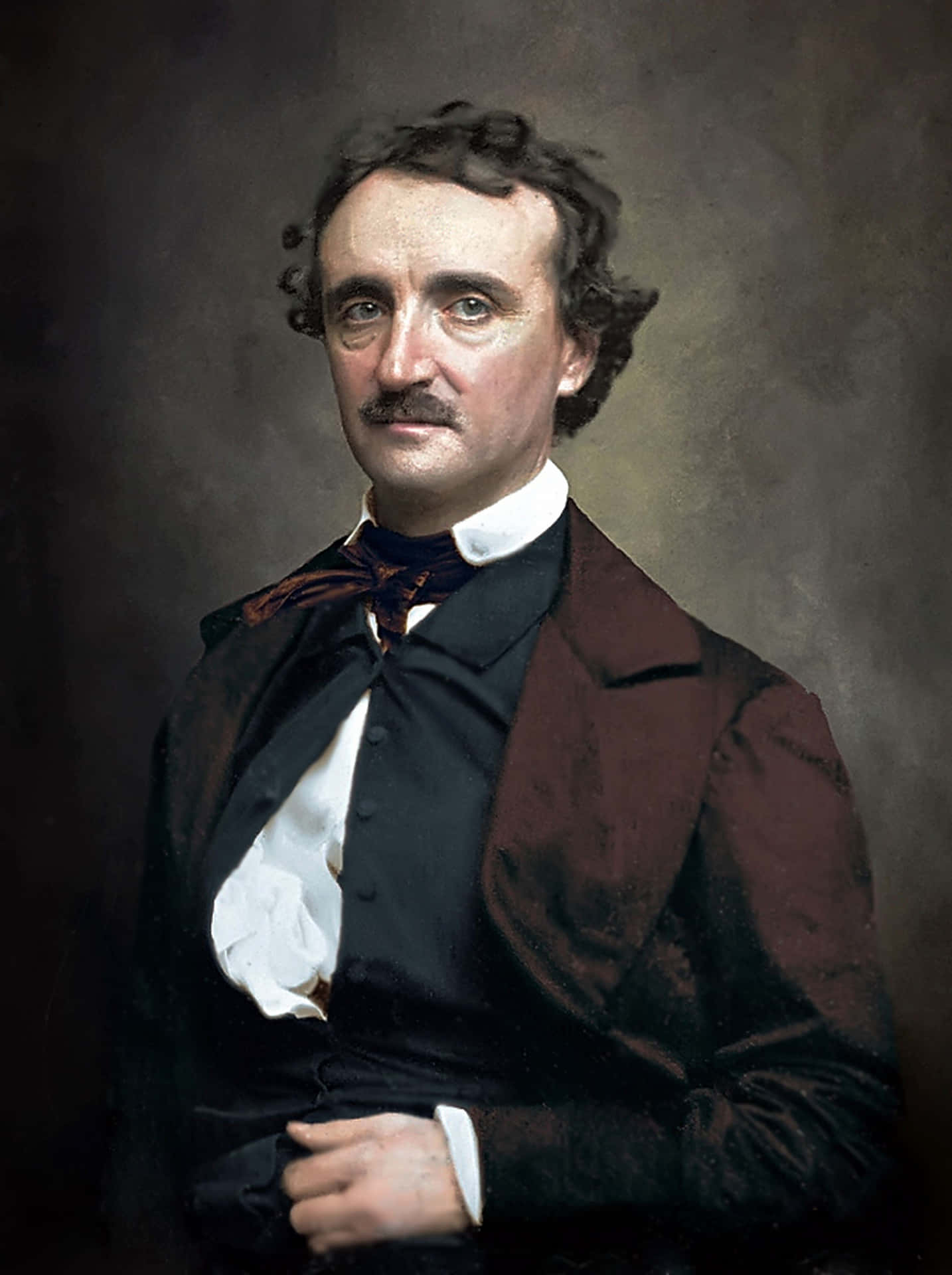 Edgar Allan Poe Portrait Background