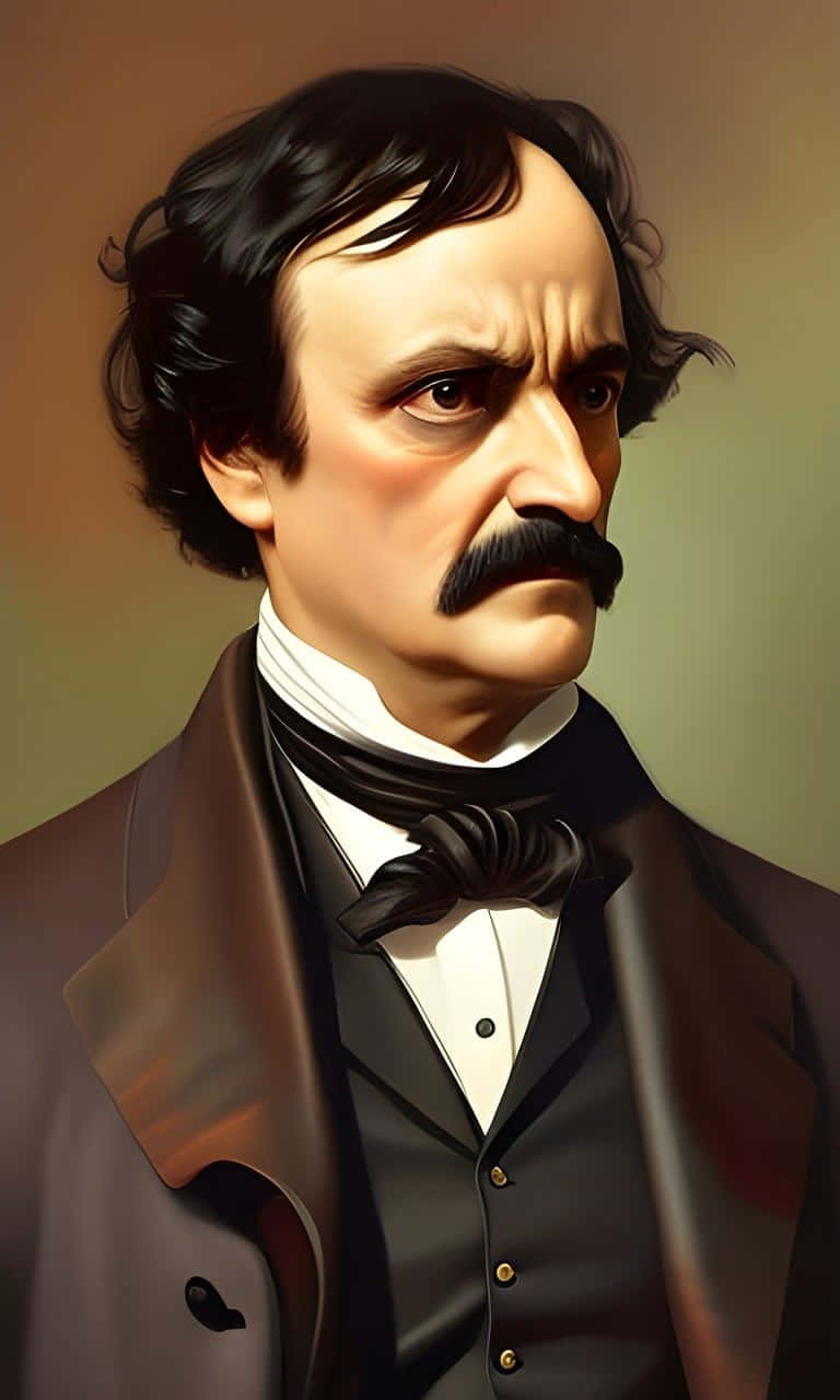 Edgar Allan Poe Portrait Background