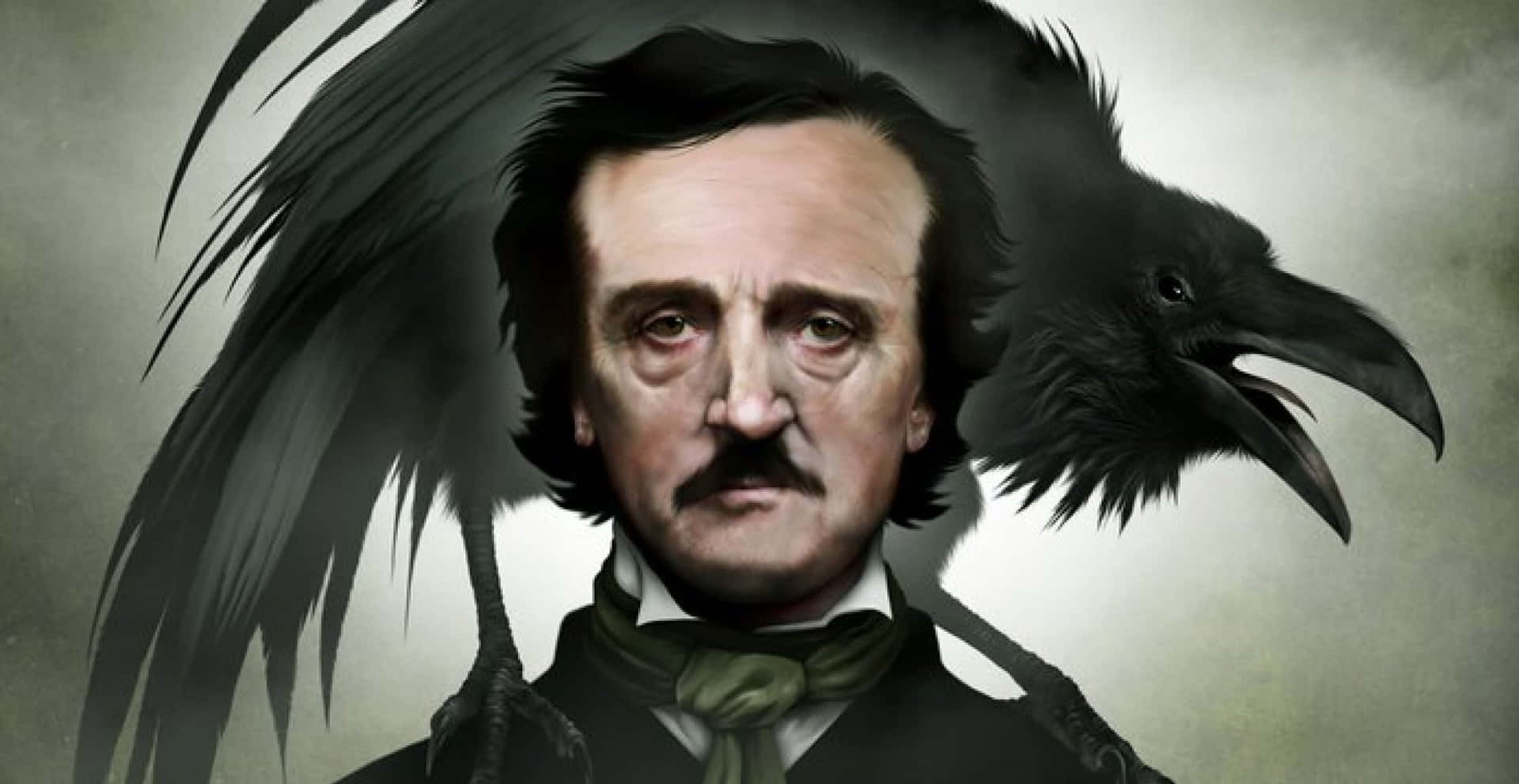 Edgar Allan Poe Raven Fusion Background