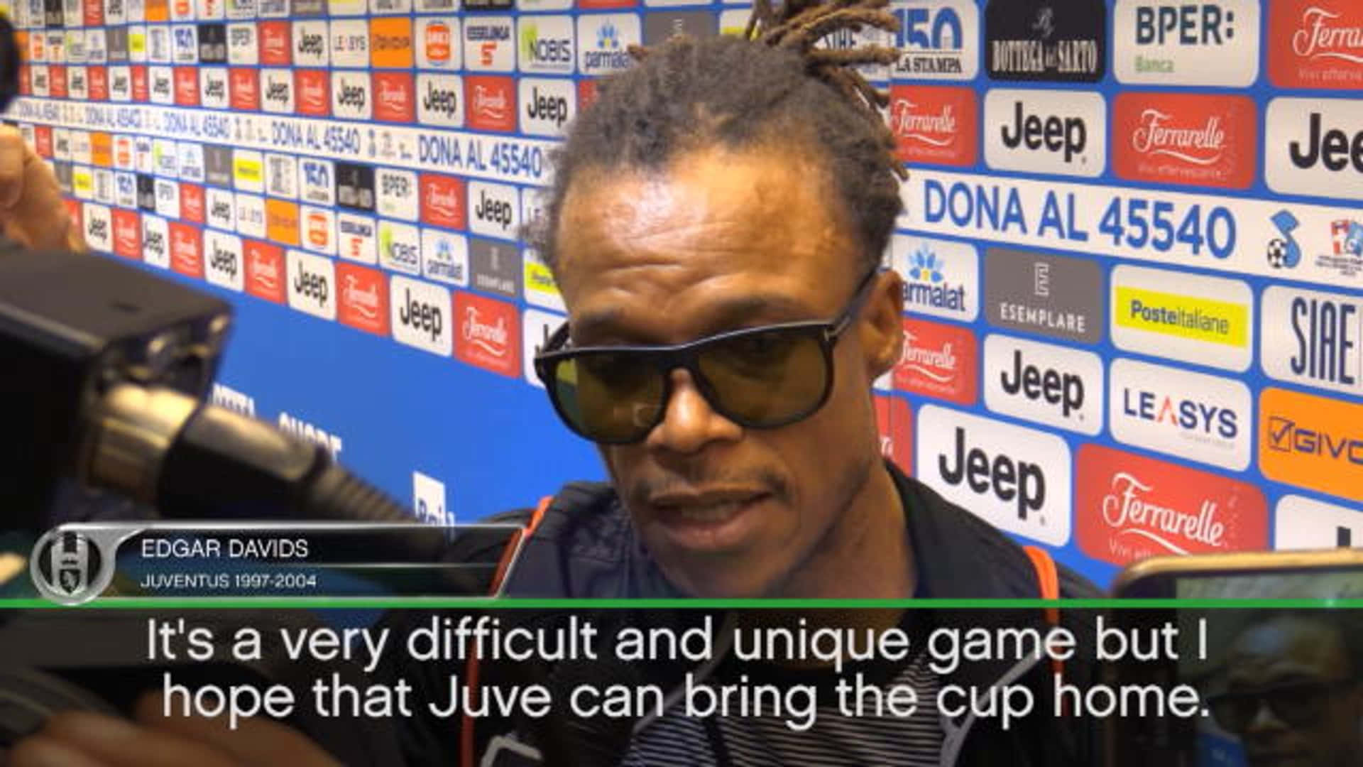 Edgar Davids Juventus Former Footballer