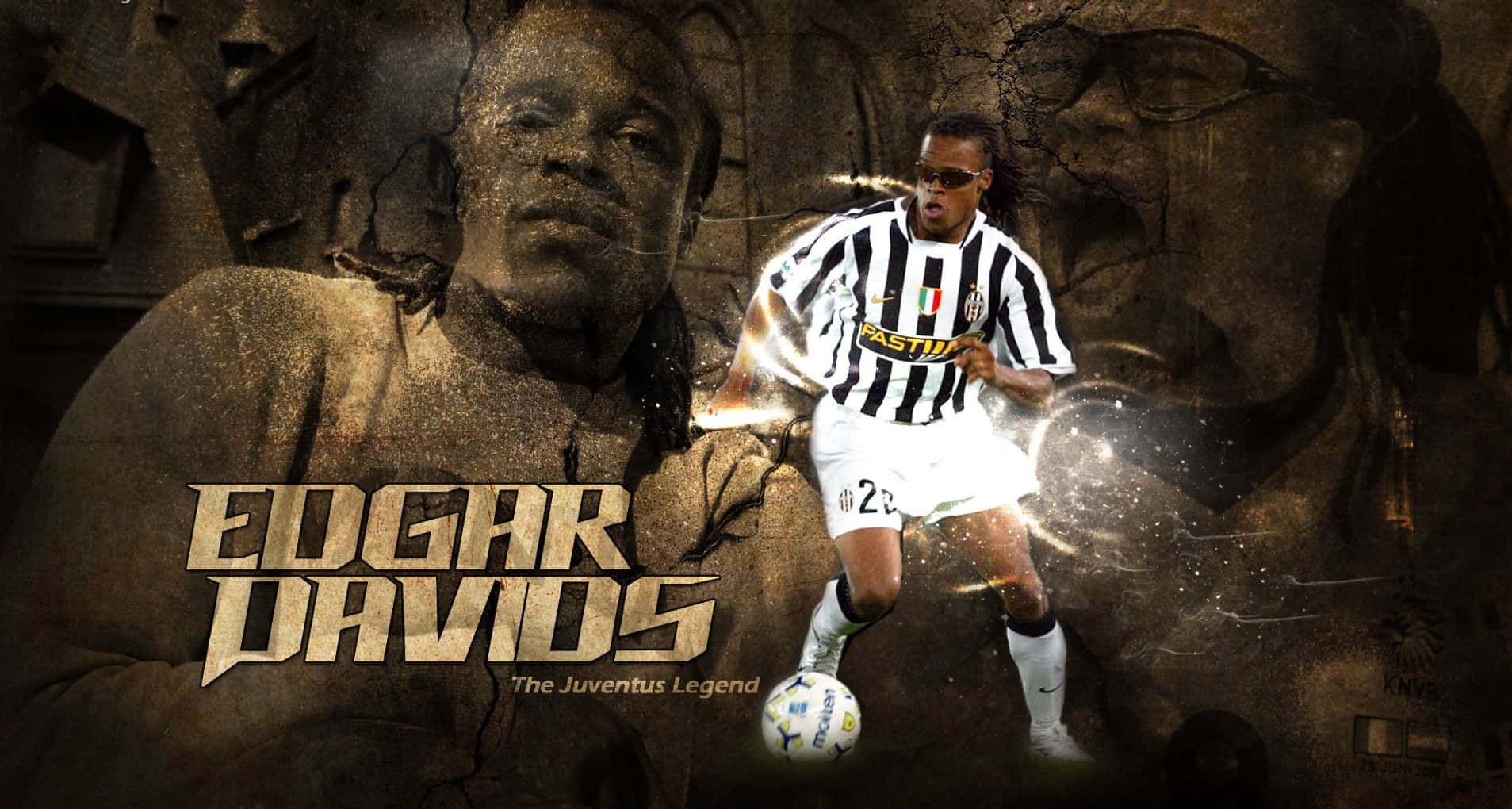 Edgar Davids Juventus Legend Graphic Design