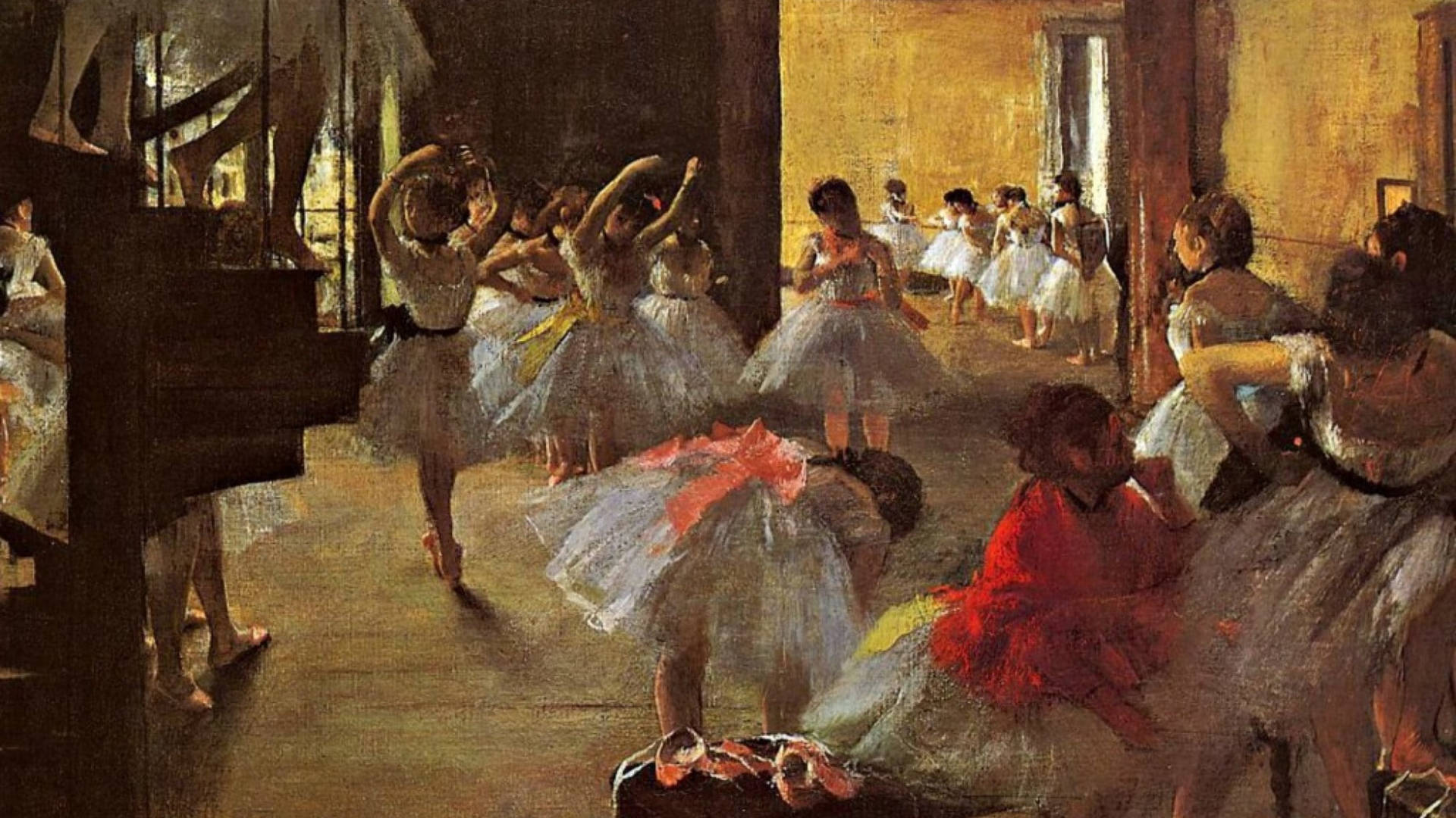 Edgar Degas Dance Class Oil Painting