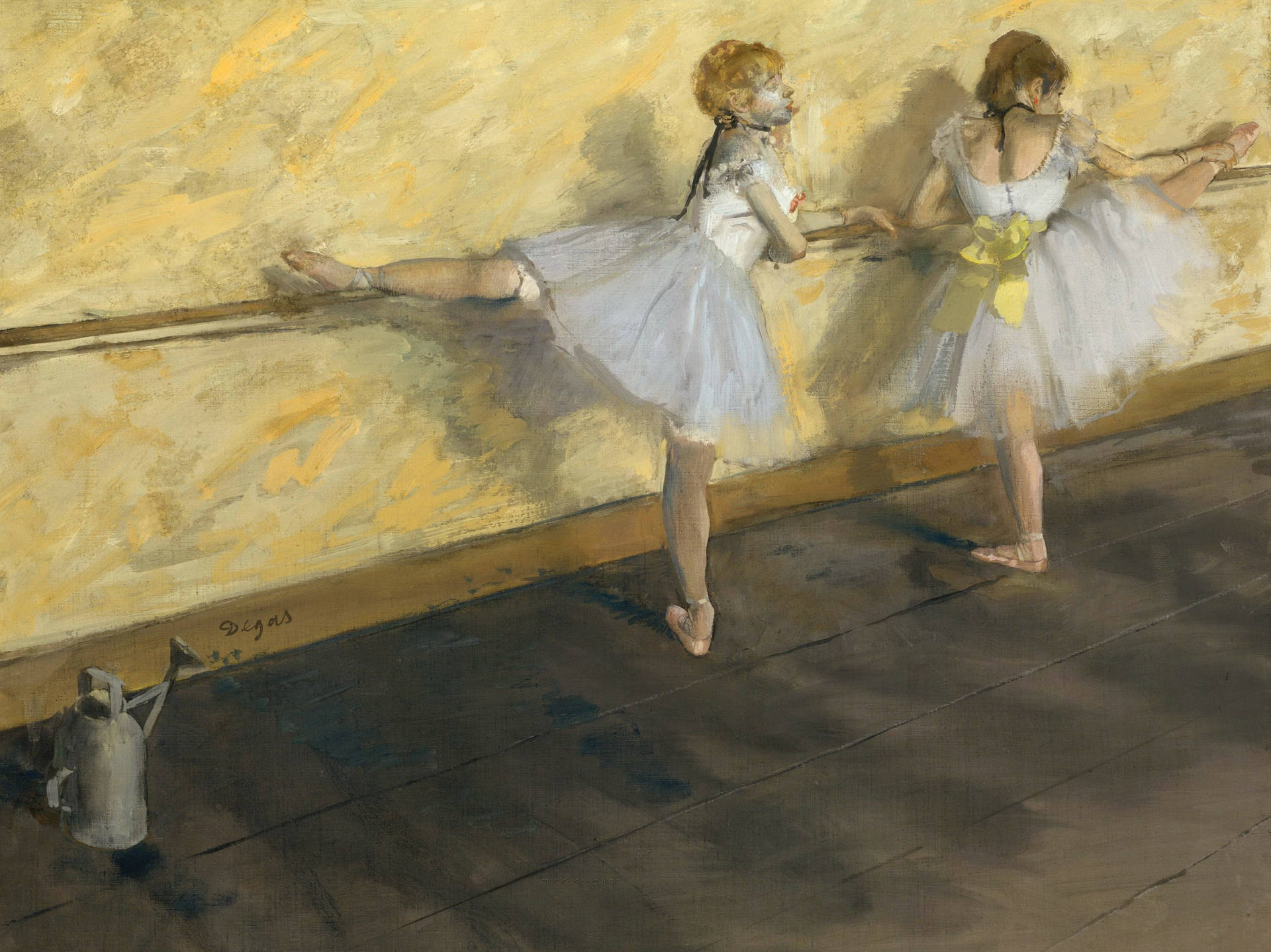 Edgar Degas Dancers Practicing At The Barre