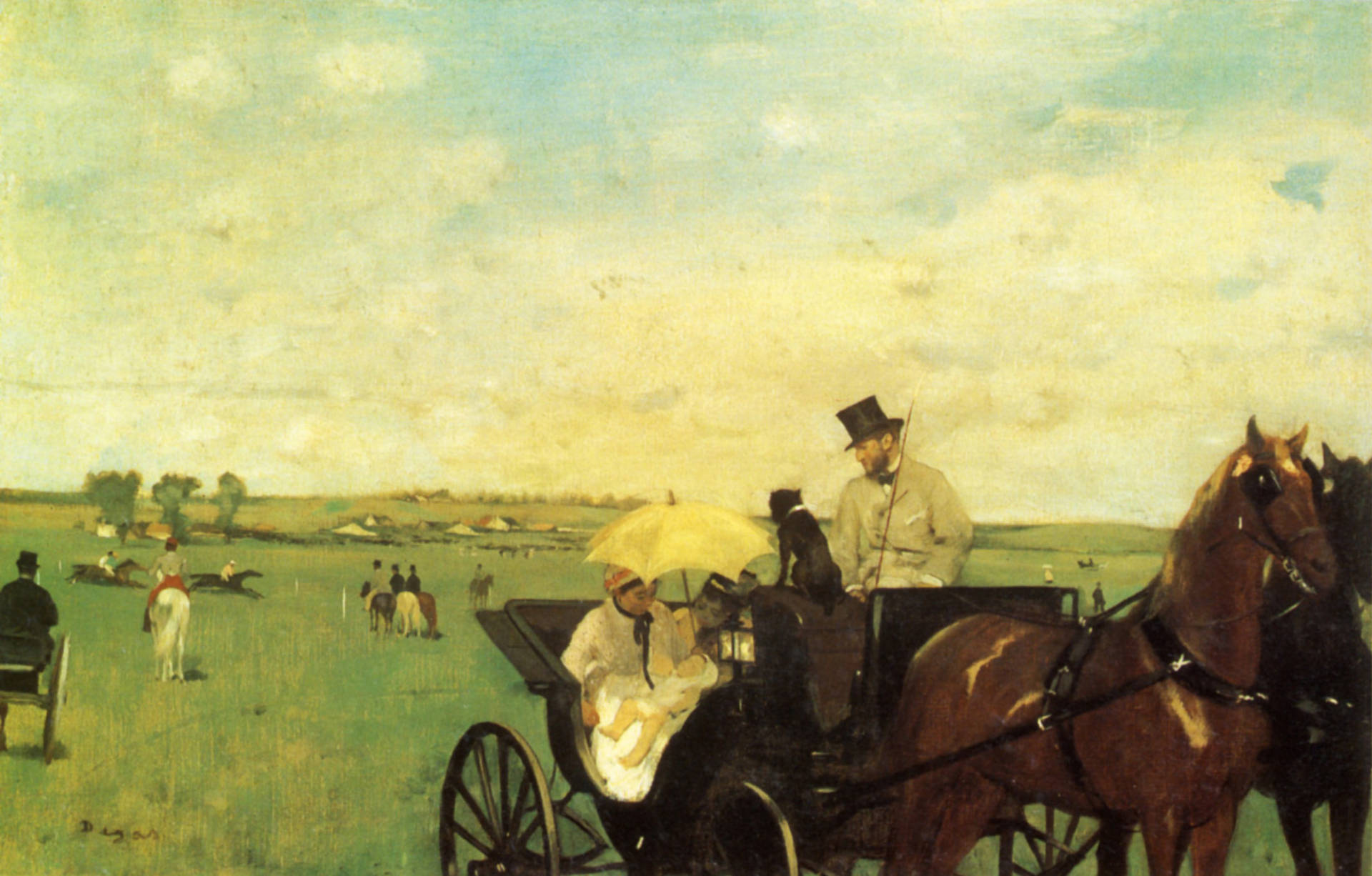 Edgar Degas Family In The Carriage