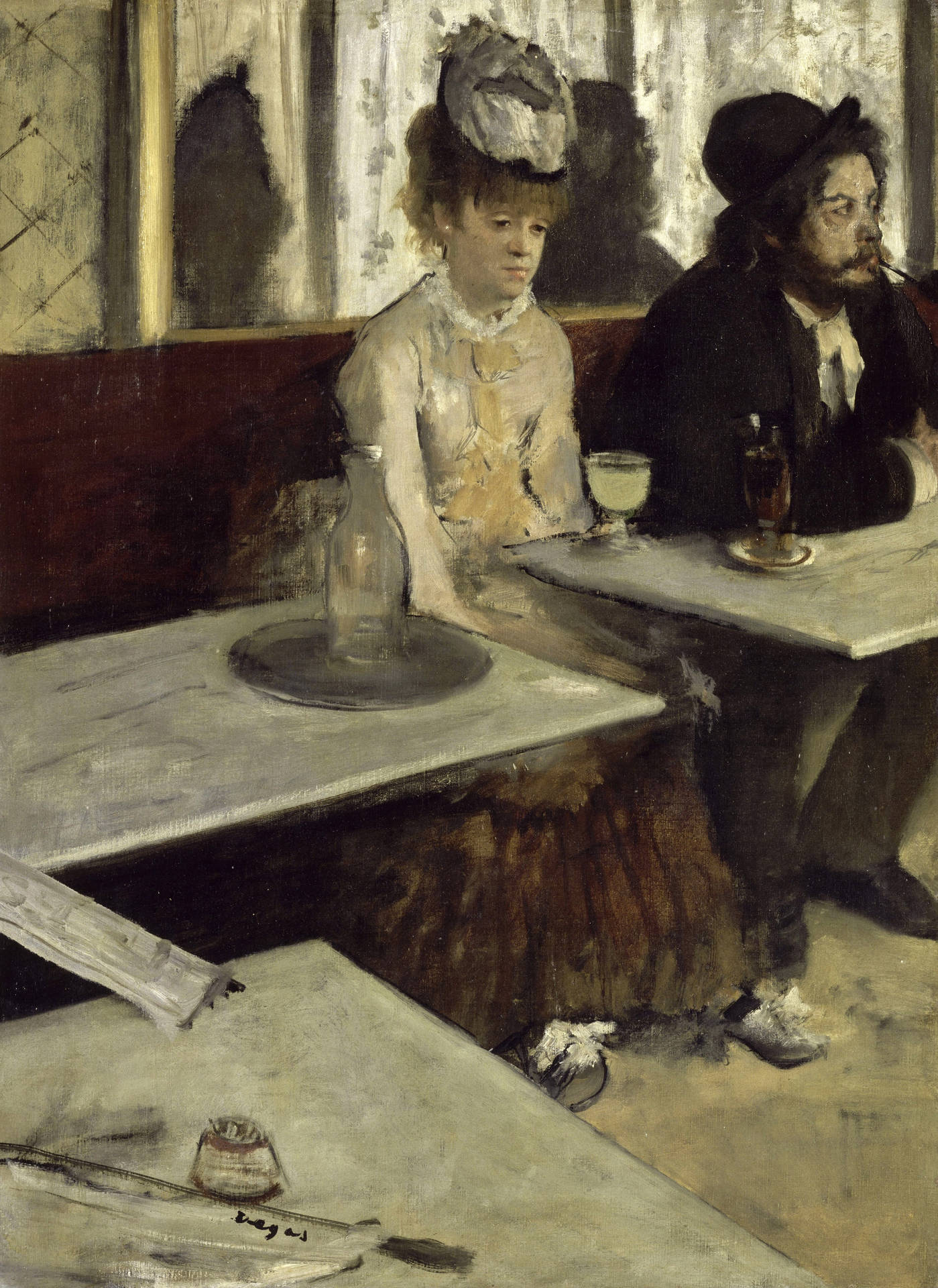 Edgar Degas The Absinthe Drinker