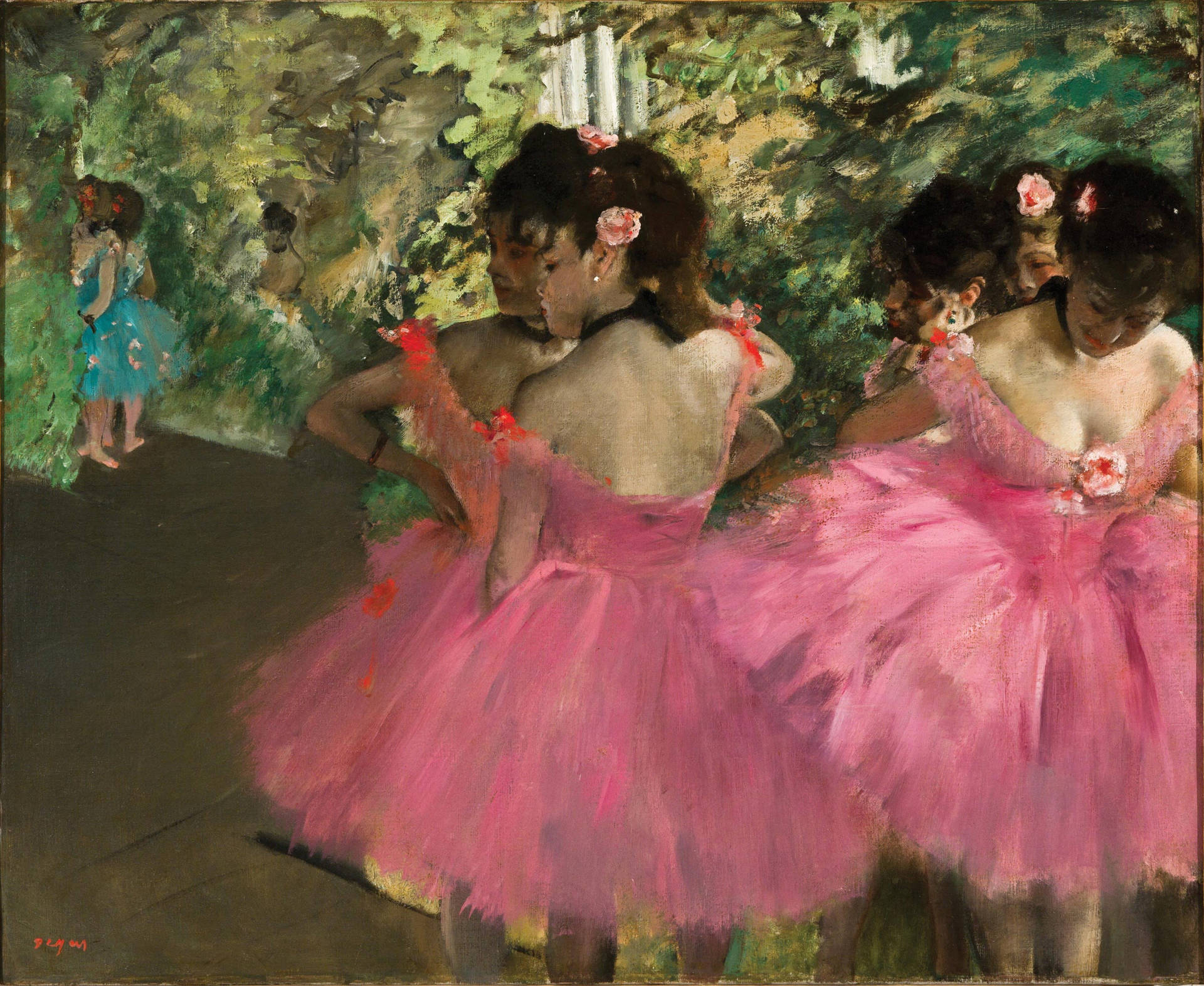 Edgar Degas The Pink Dancers