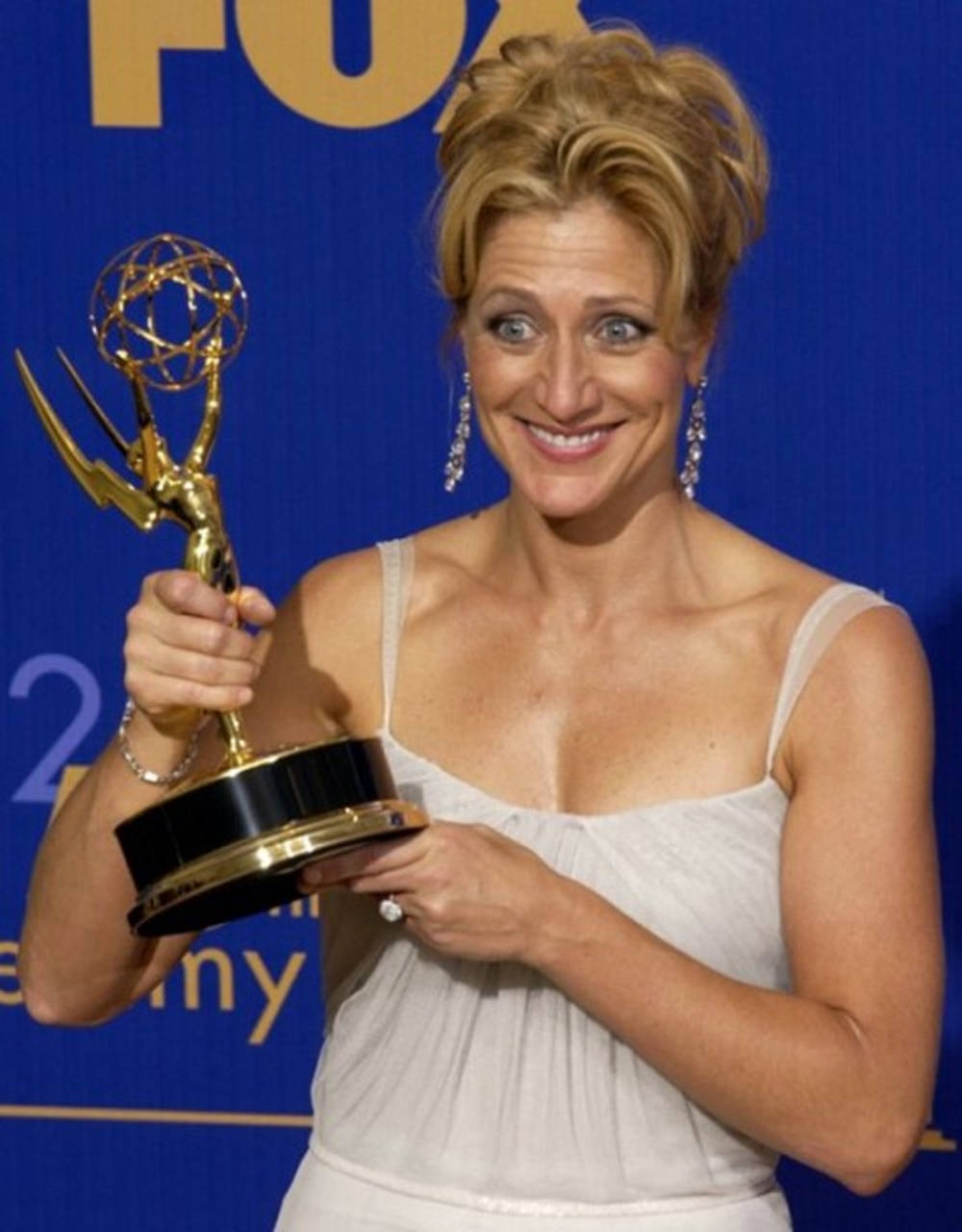 Edie Falco At A Red Carpet Event Background