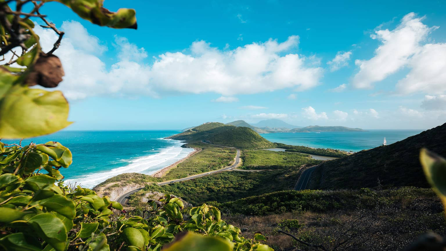 Edited St Kitts And Nevis Island Background