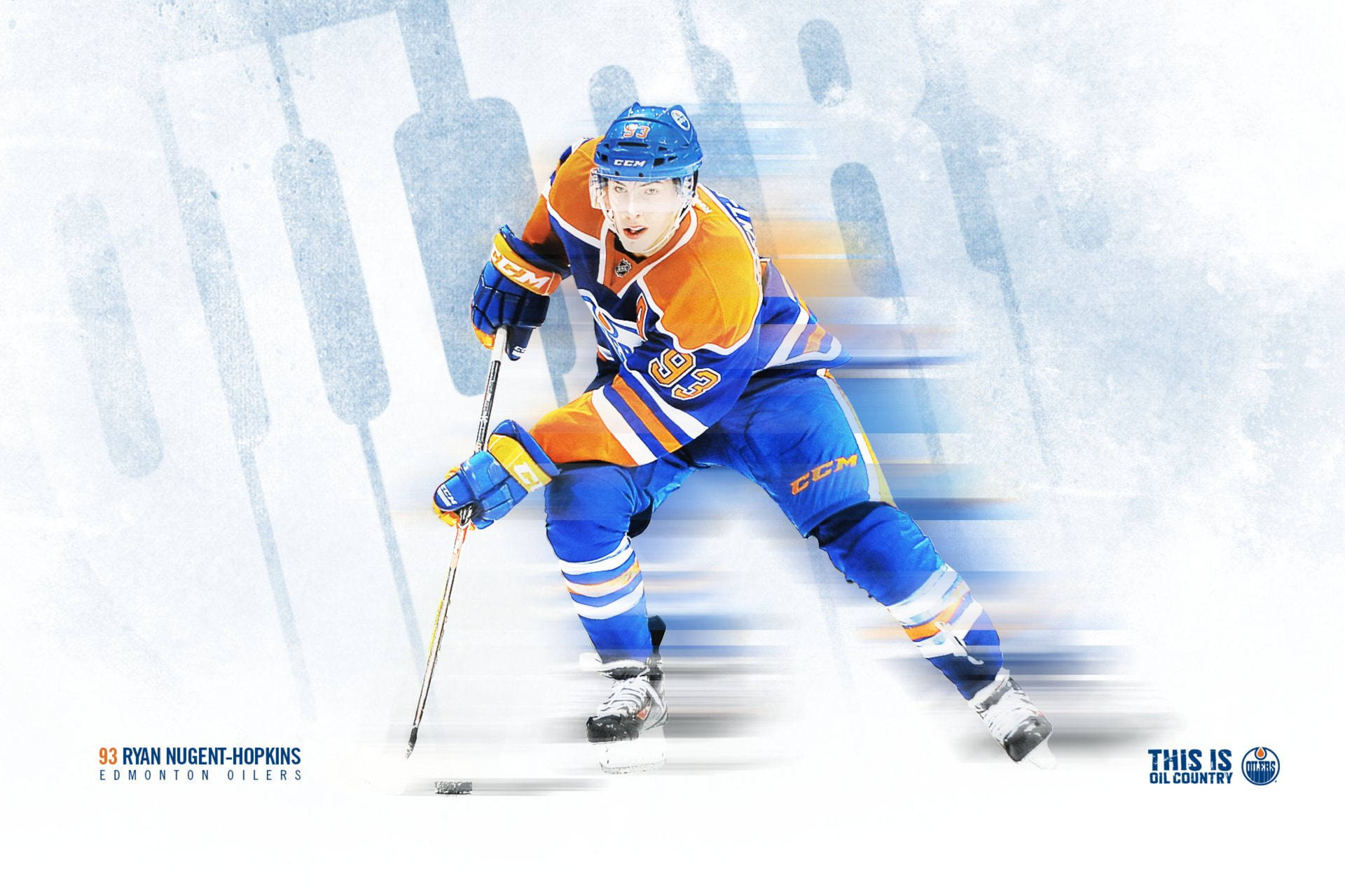 Edmonton Oilers 93 Nugent Art Background
