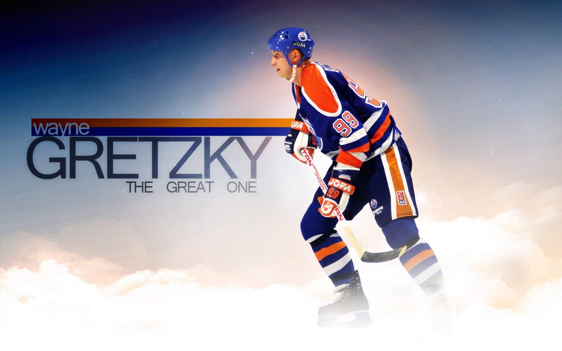 Edmonton Oilers Gretzky Great One Background