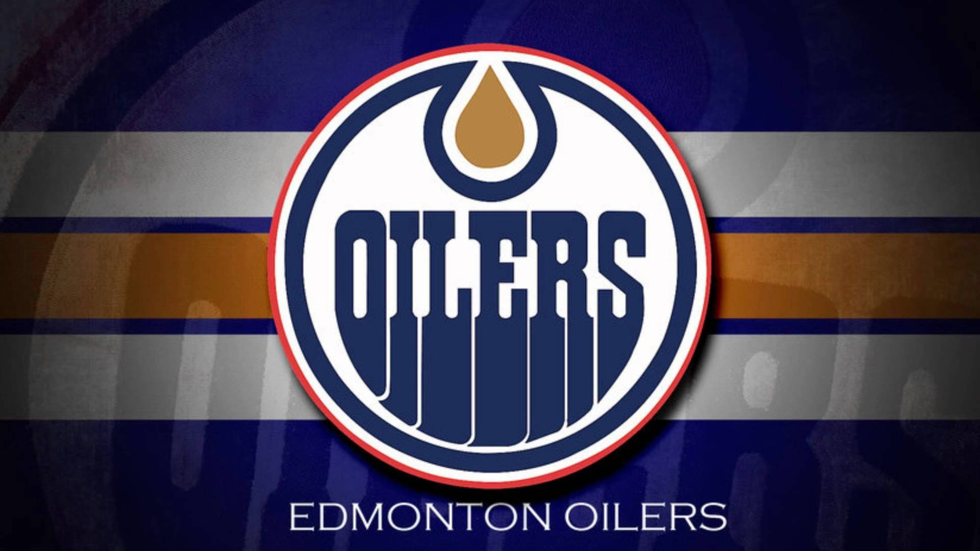 Edmonton Oilers Hockey Logo Vector Background