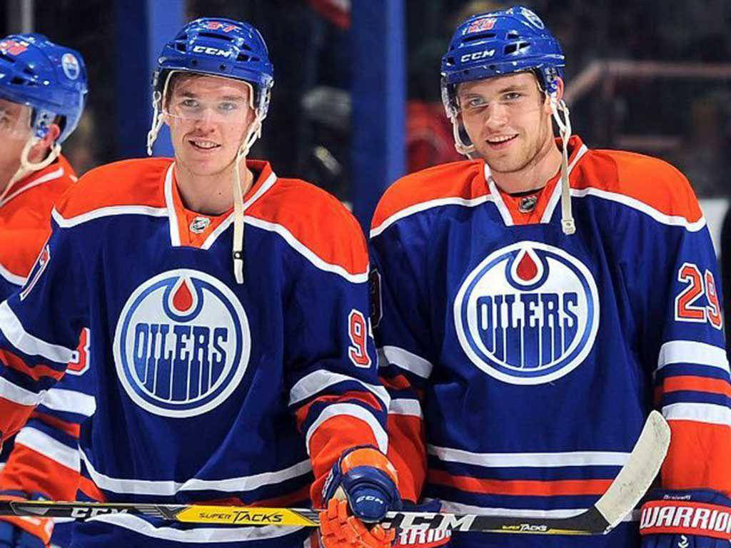 Edmonton Oilers Leon Draisaitl Connor Mcdavid Background