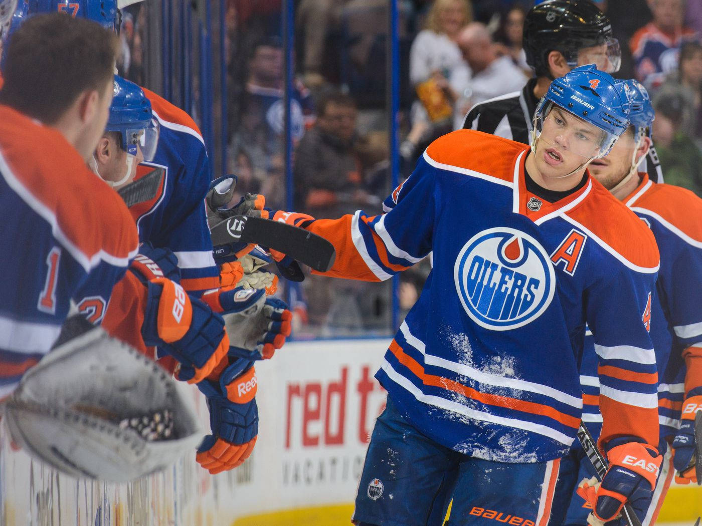 Edmonton Oilers Player Taylor Hall Background