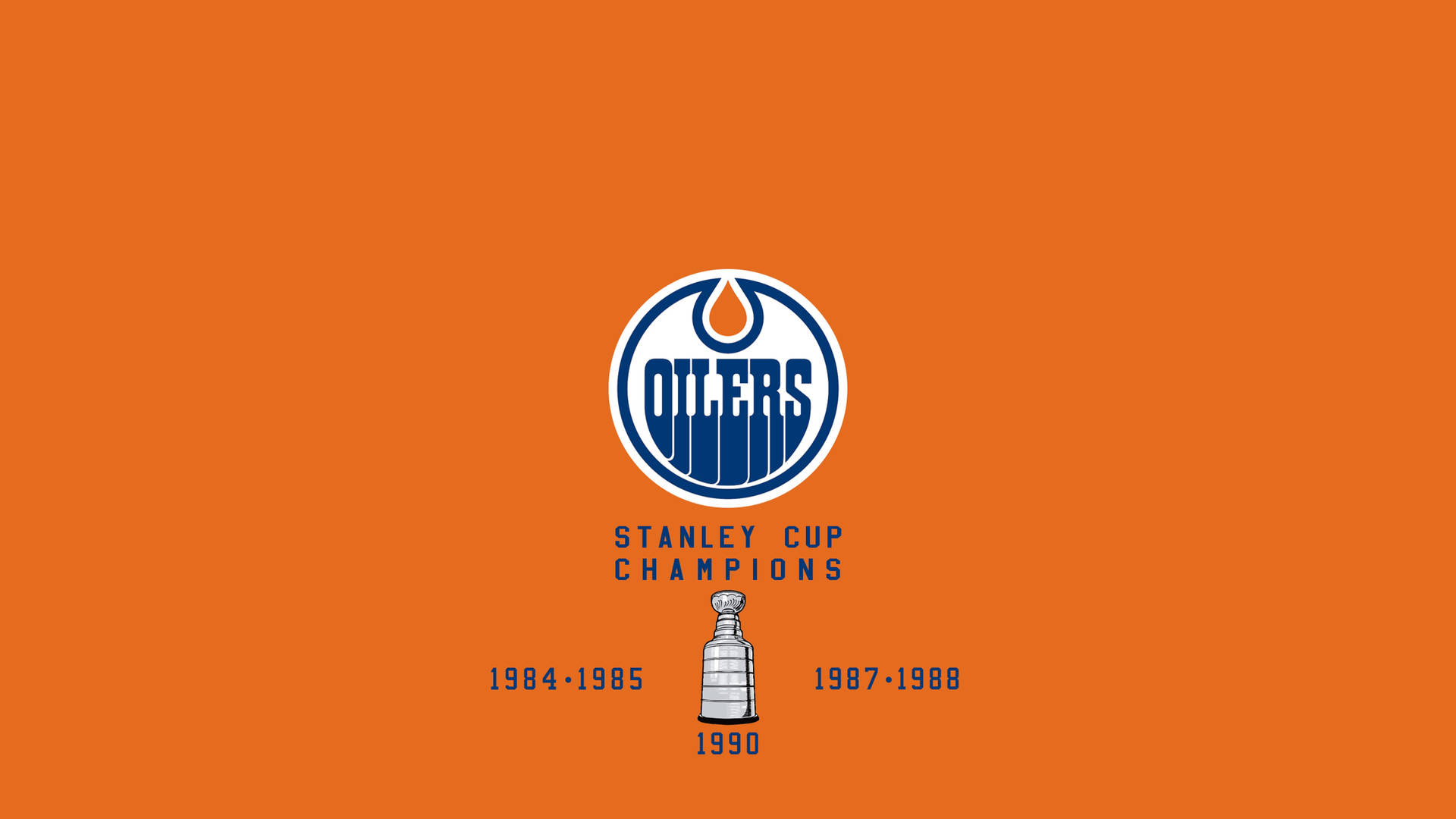 Edmonton Oilers Stanley Cup Champions Background