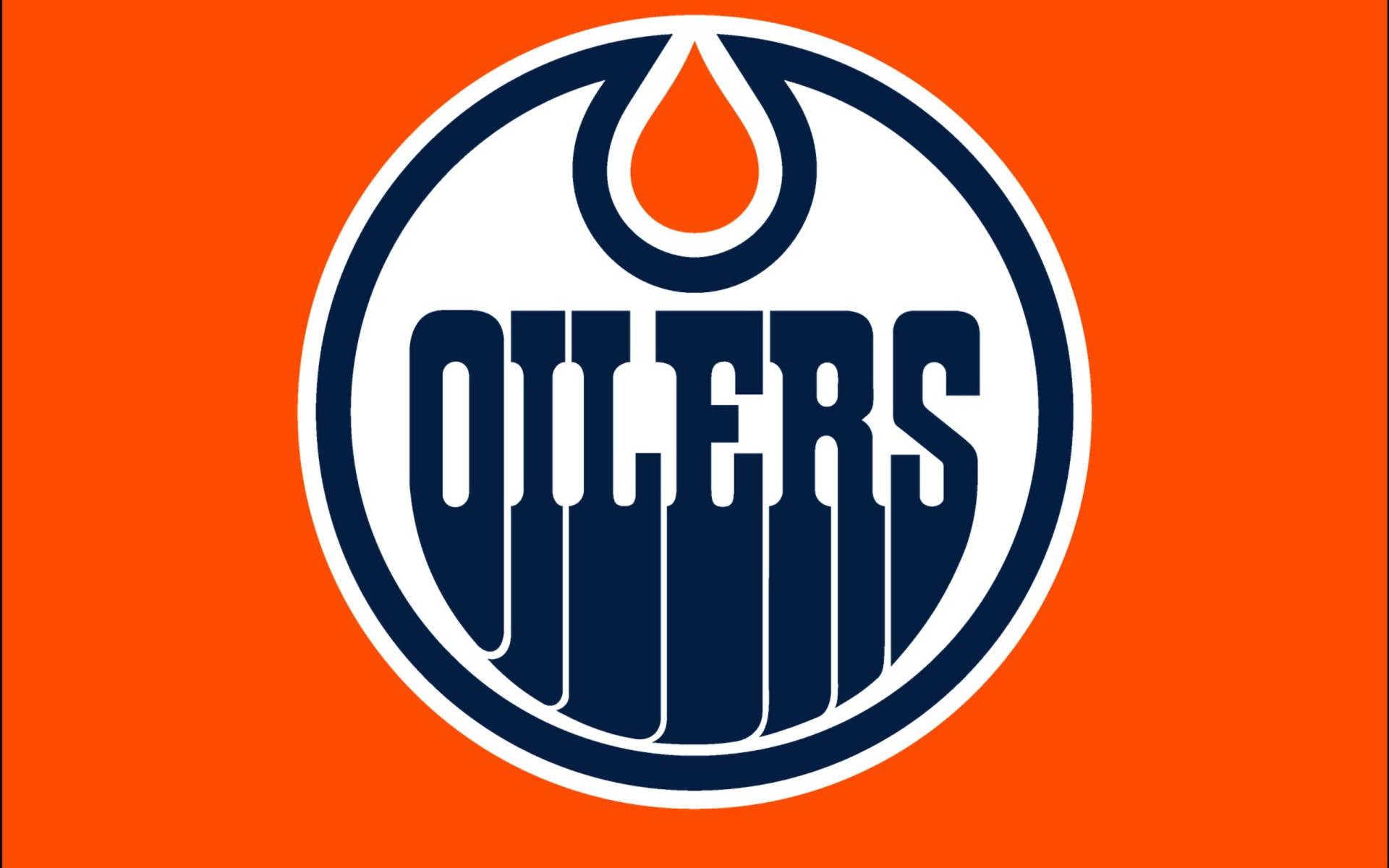 Edmonton Oilers Team Logo Background