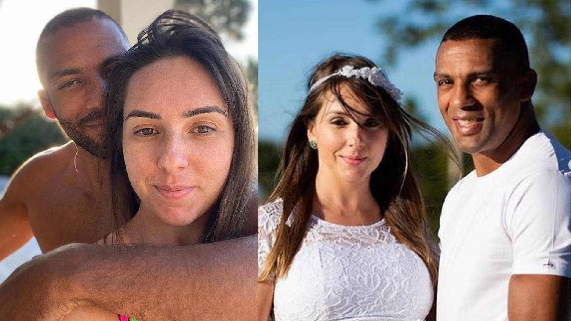 Edson Barboza And Wife Bruna Barboza Background