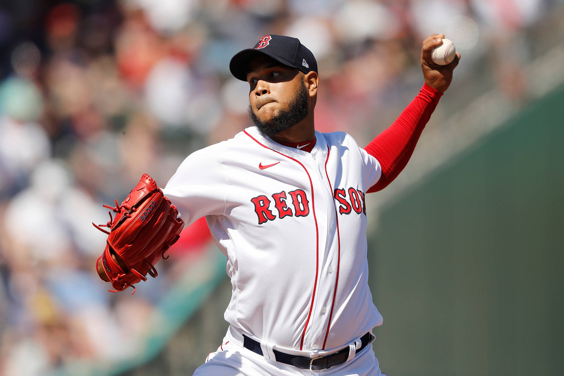 Eduardo Rodriguez Red And White Background