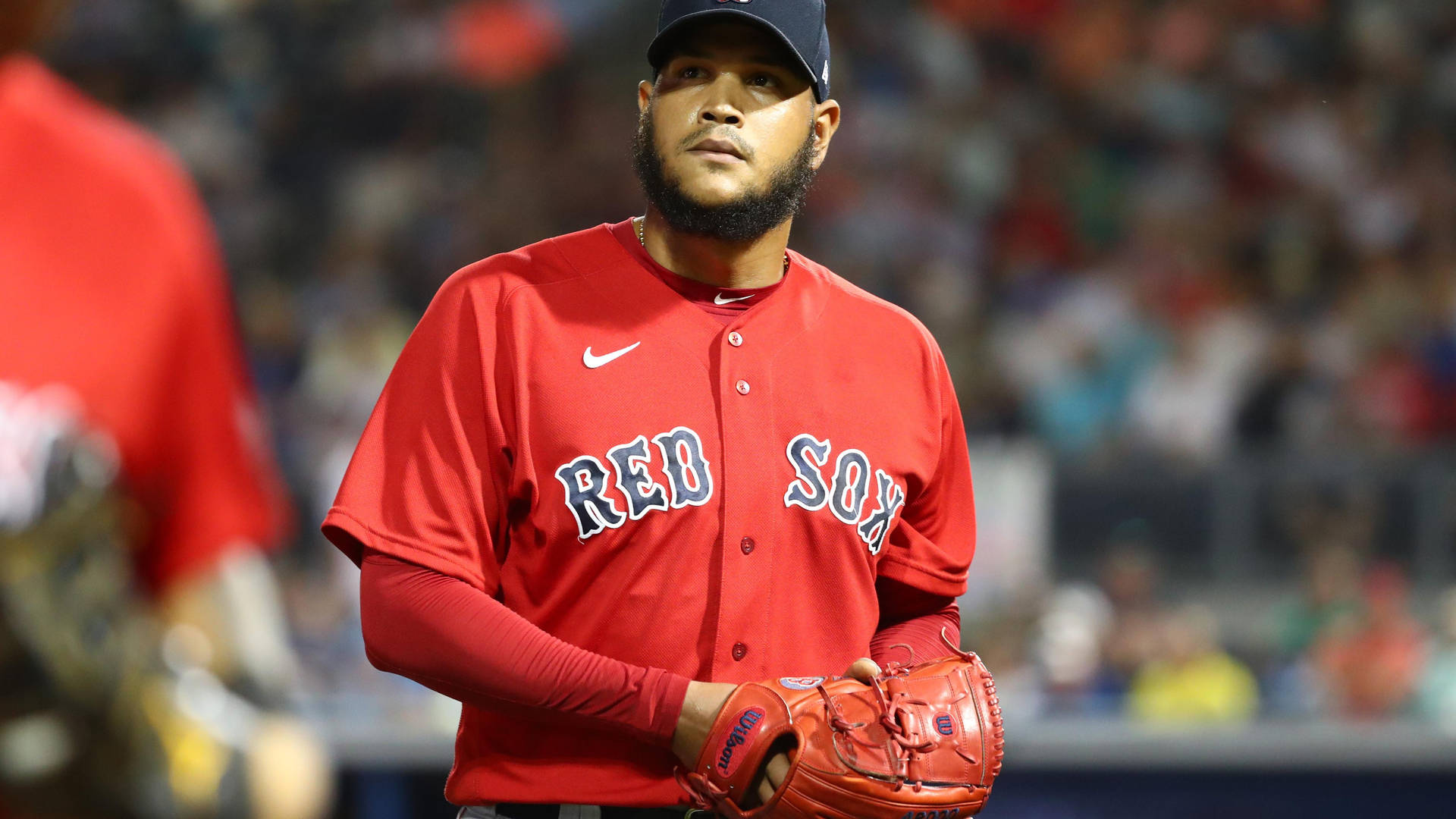 Eduardo Rodriguez Red Uniform