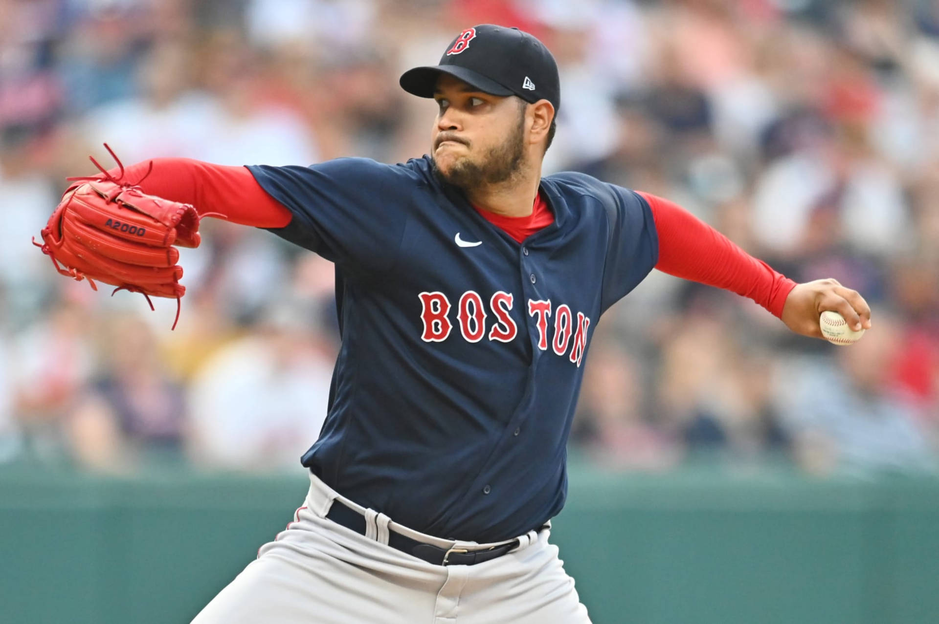 Eduardo Rodriguez Stretches Arm