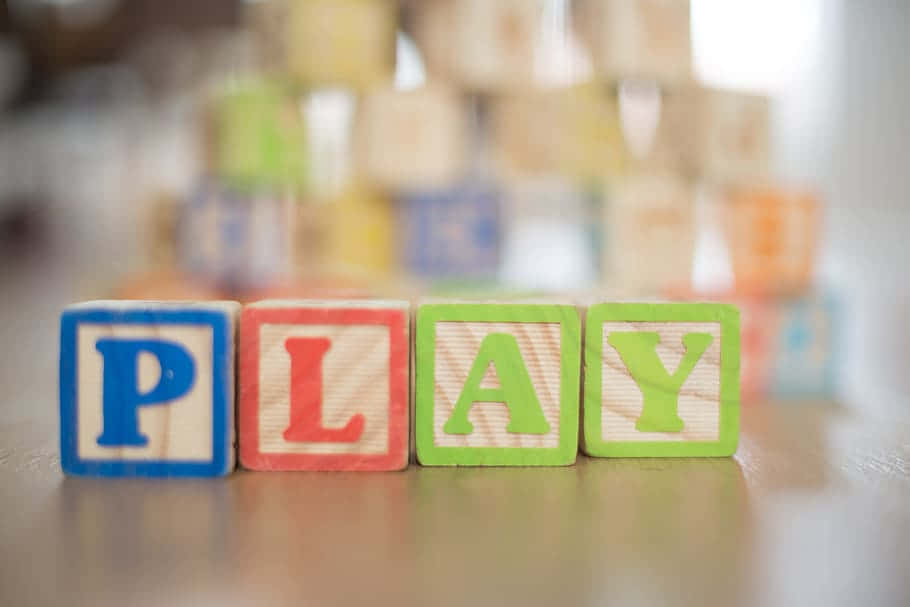 Educational Play Blocks Background