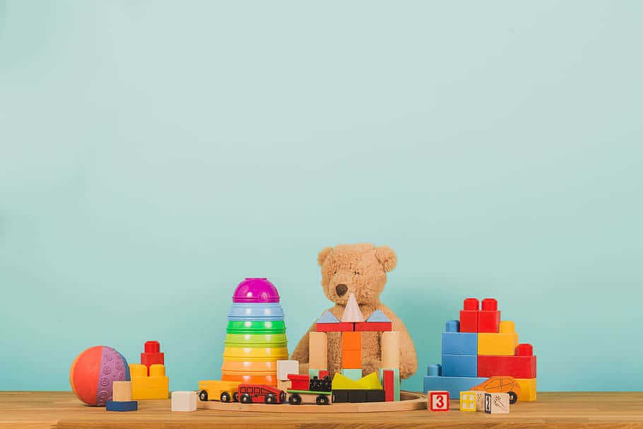 Educational Toys Arrayon Table Background