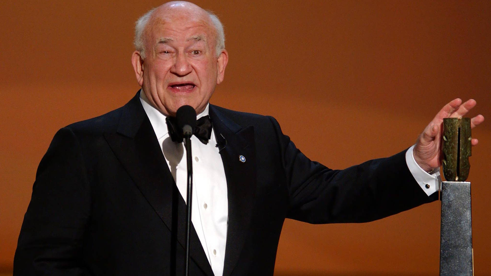 Edward Asner Delivering Iconic Speech