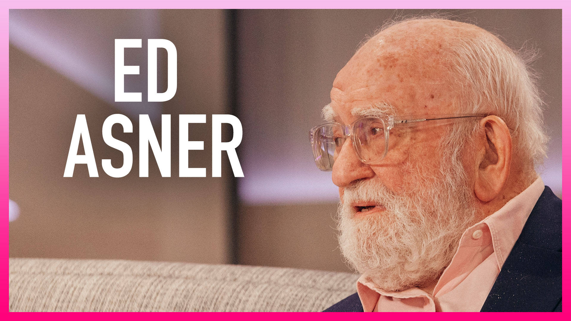 Edward Asner Name Pink Margin