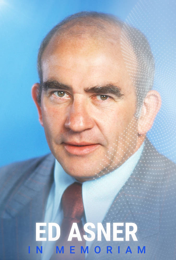 Edward Asner Portrait In Memoriam Background