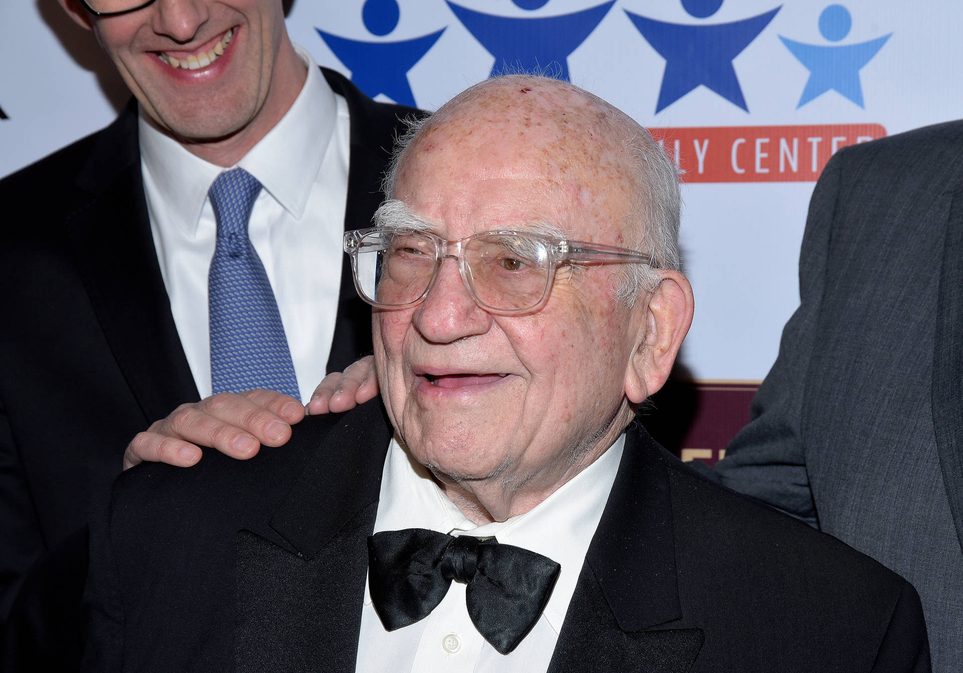 Edward Asner Wearing Glasses