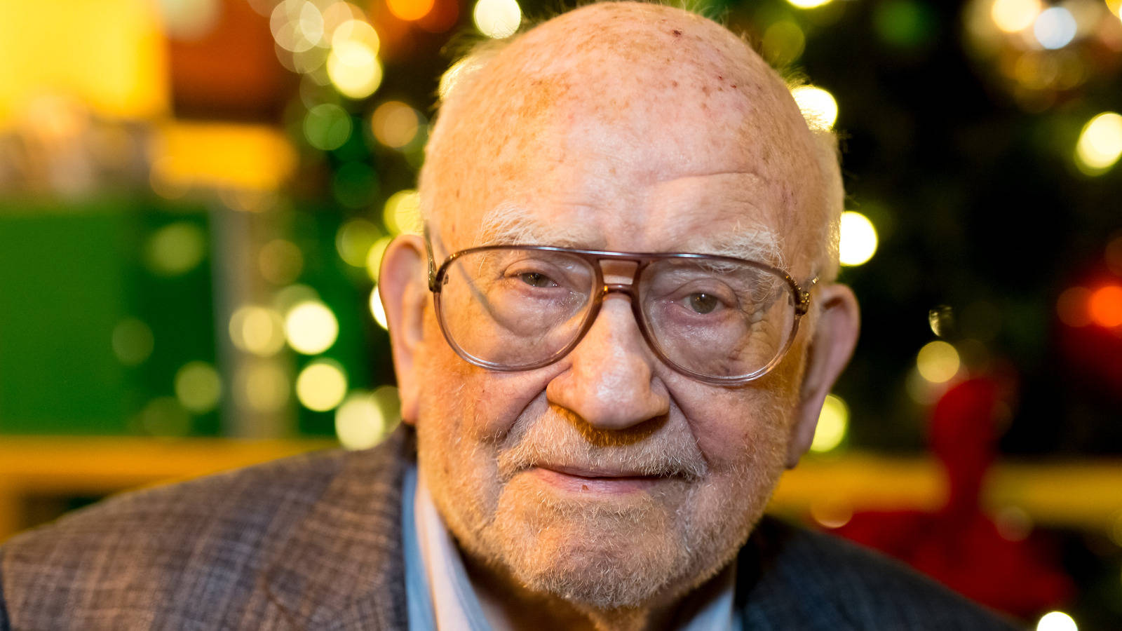 Edward Asner With Glasses Christmas Tree