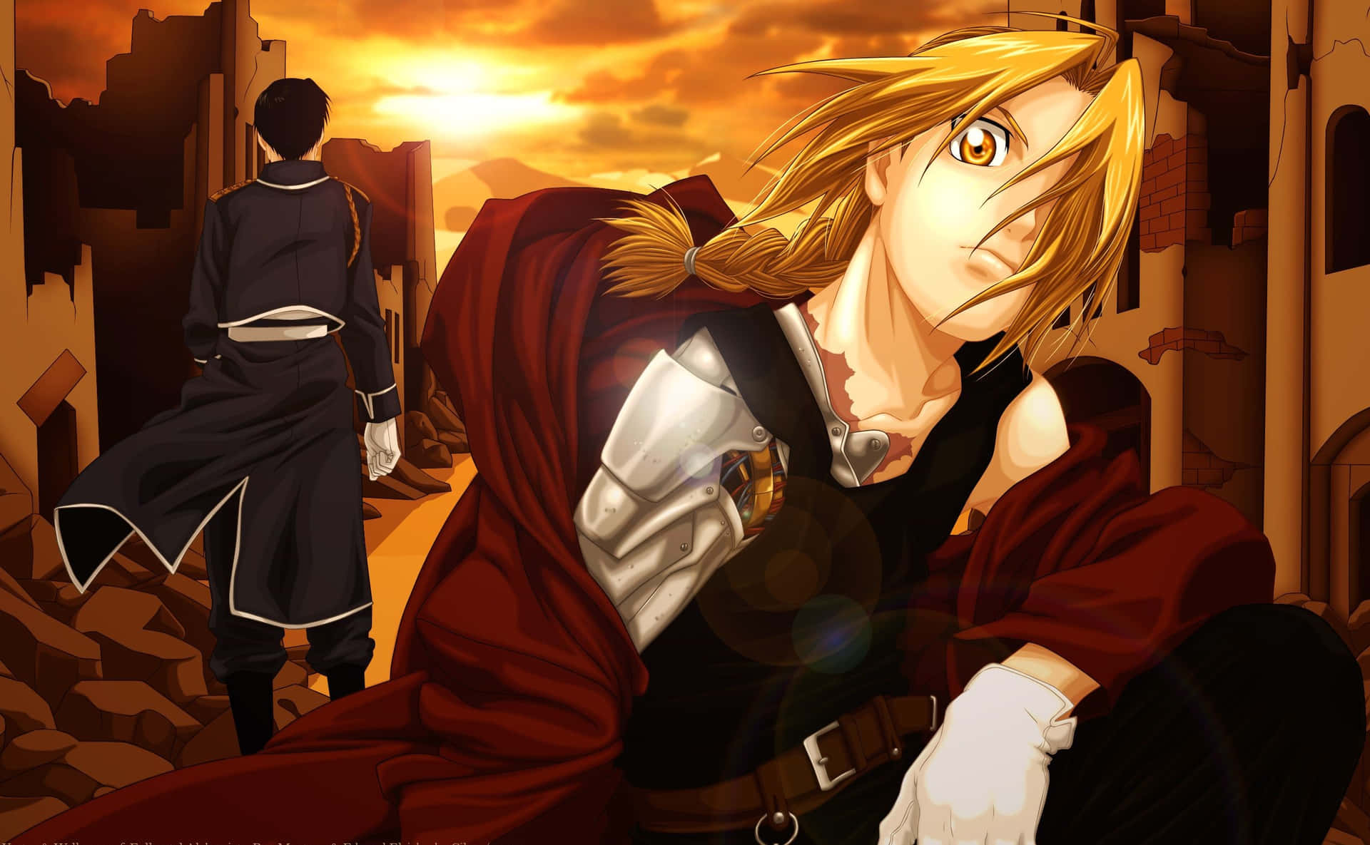 Edward Elric - A Masterful Alchemist In Action Background