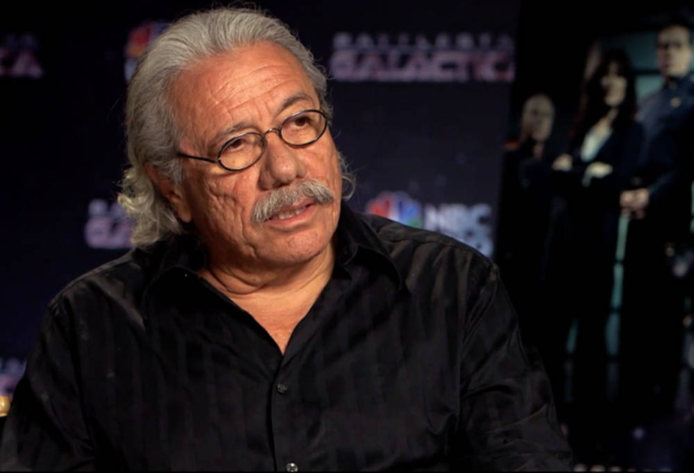 Edward James Olmos In Black