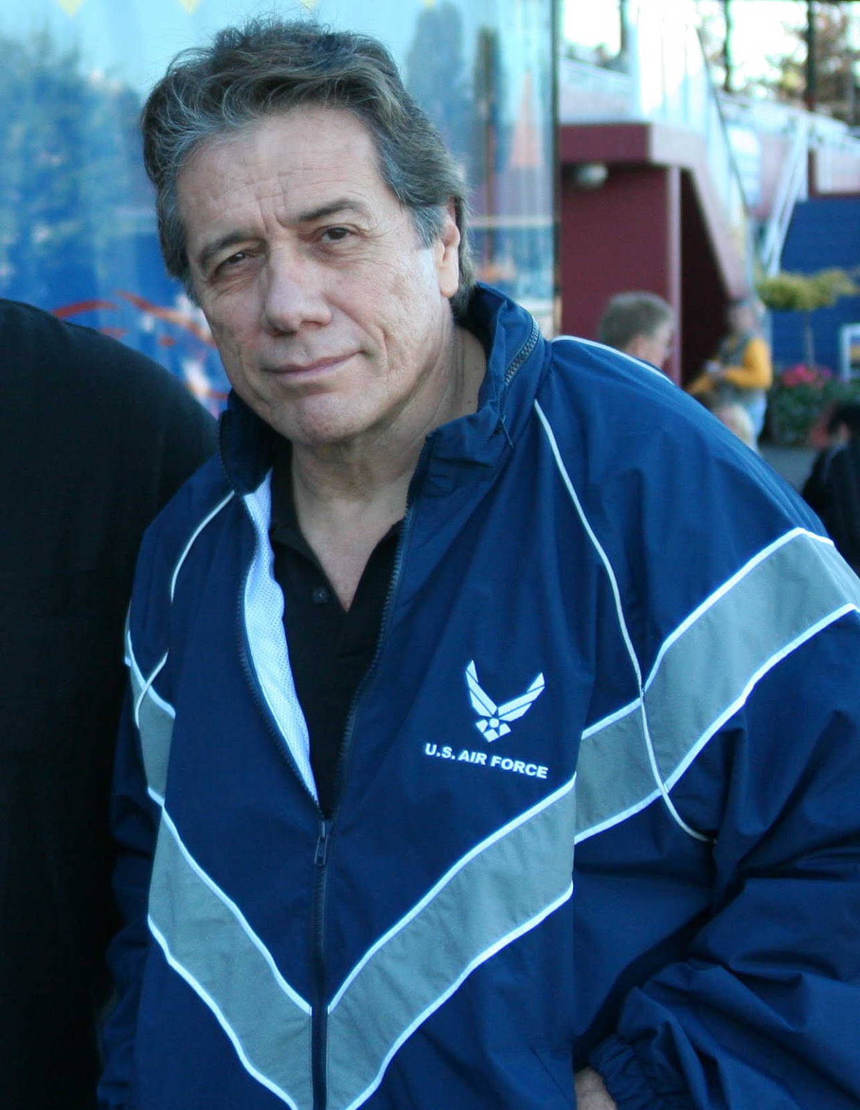 Edward James Olmos In Blue