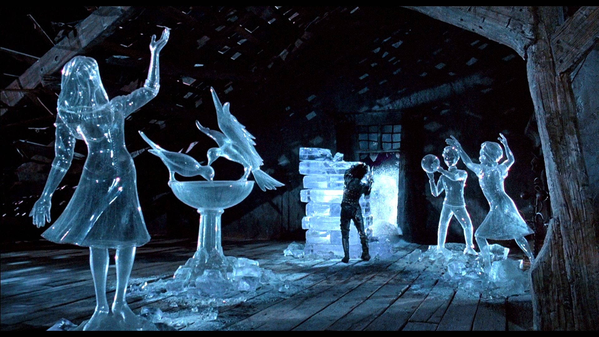 Edward Scissorhands Ice Sculpture Background