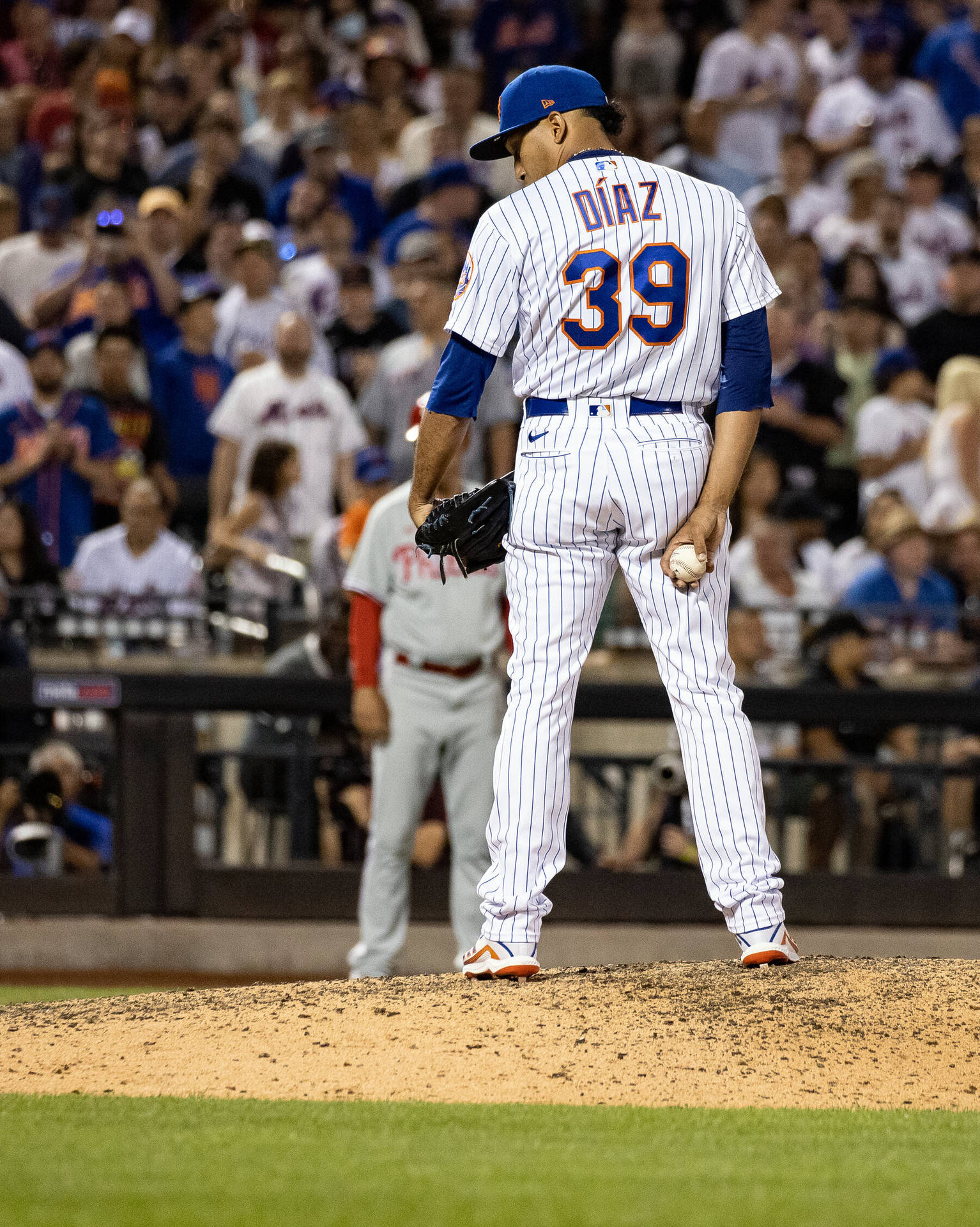 Edwin Diaz Back View Background