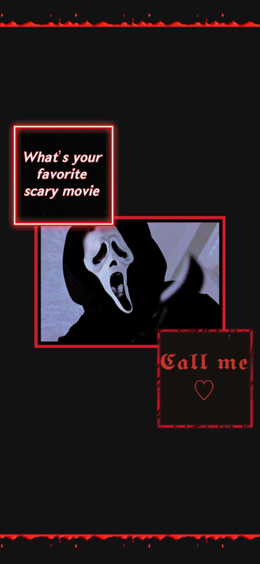 Eerie Ghostface Stalking The Night Background