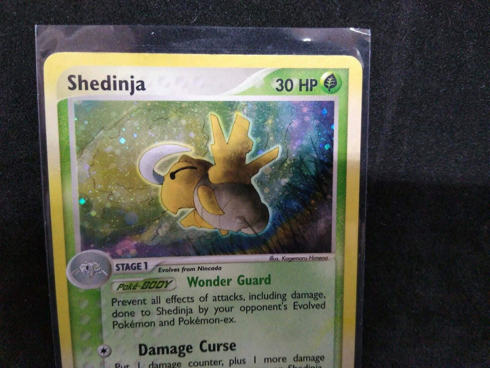 Eerie Shedinja Unfolding Darkness Background